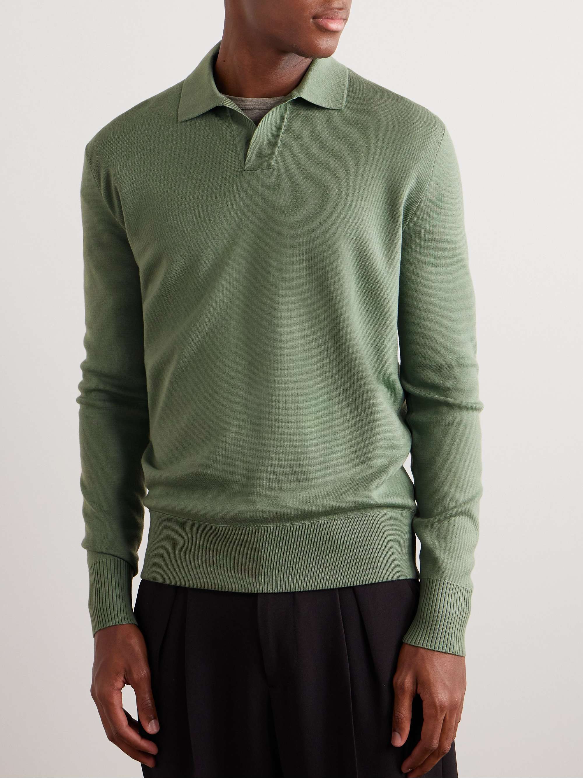 Aspen Wool Polo Shirt view