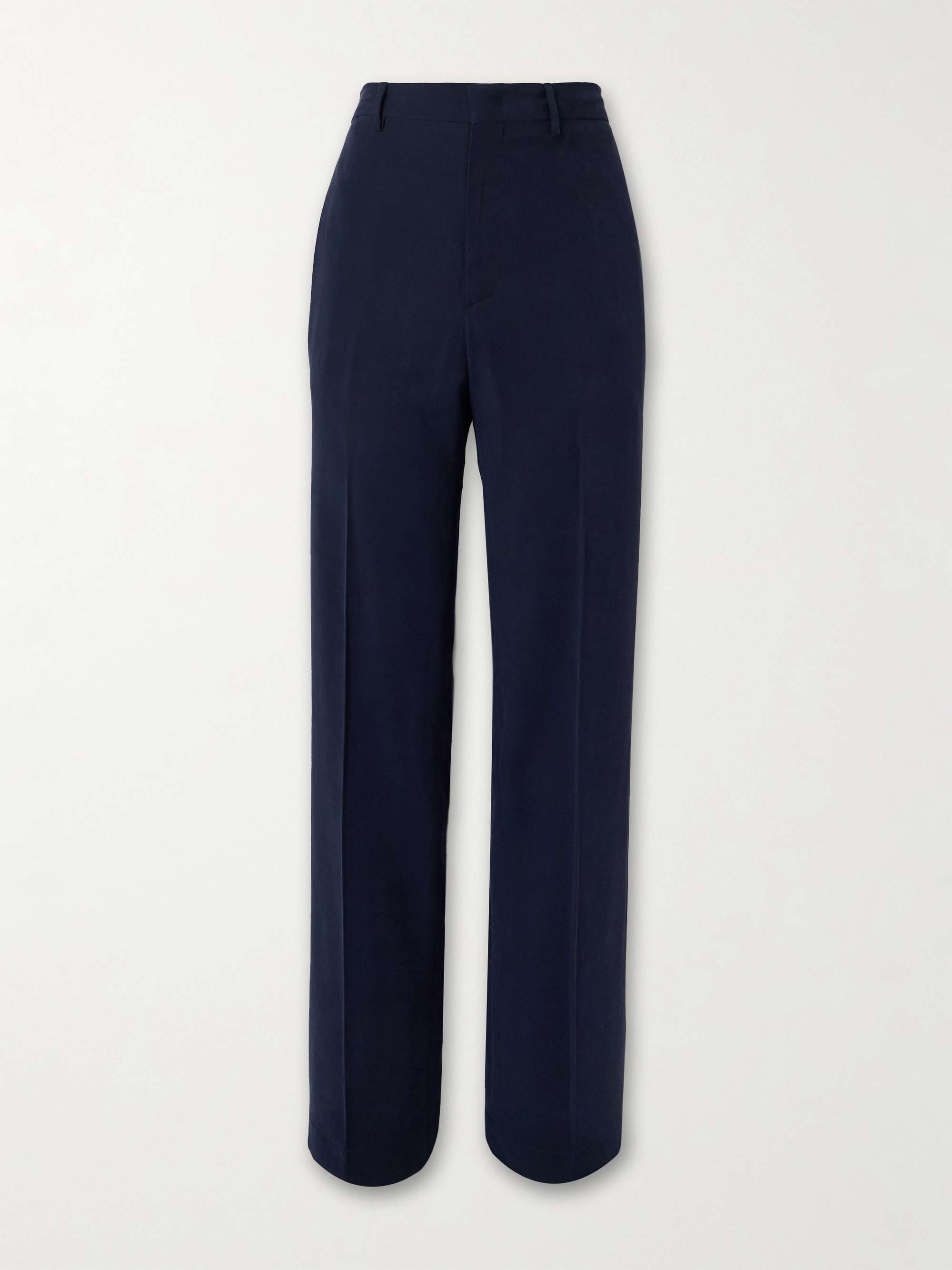 Wide-leg Twill Trousers view