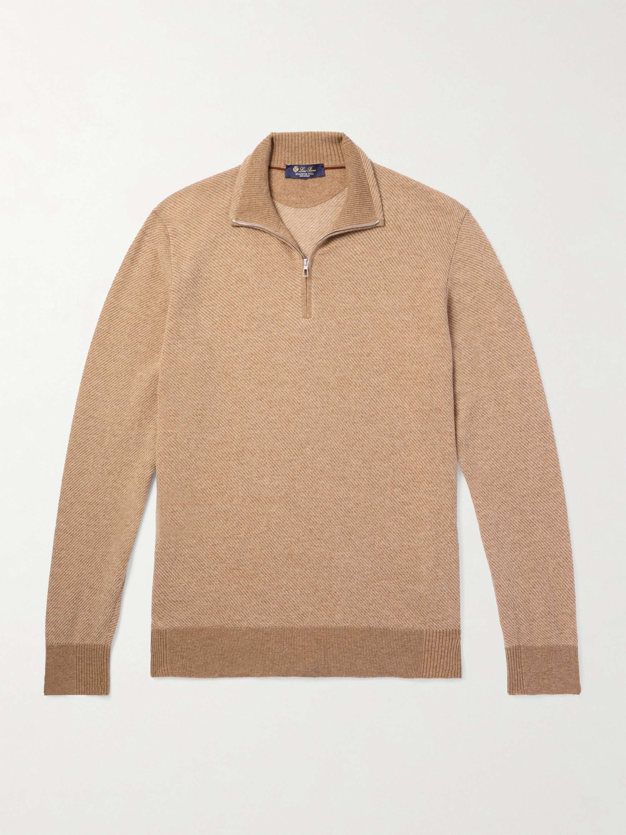 Cashmere Half-Zip Sweater view