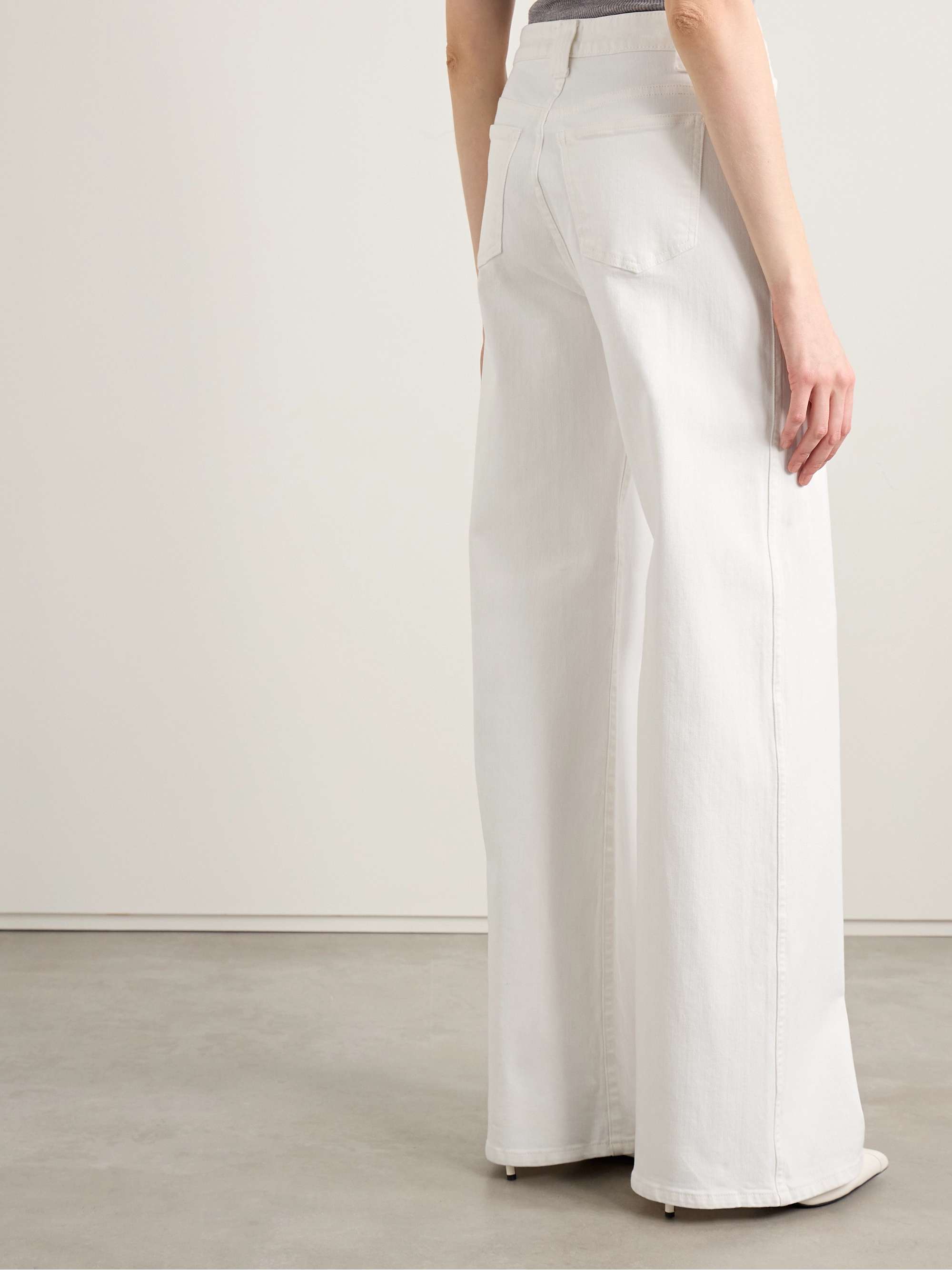 Dane high-rise wide-leg jeans view