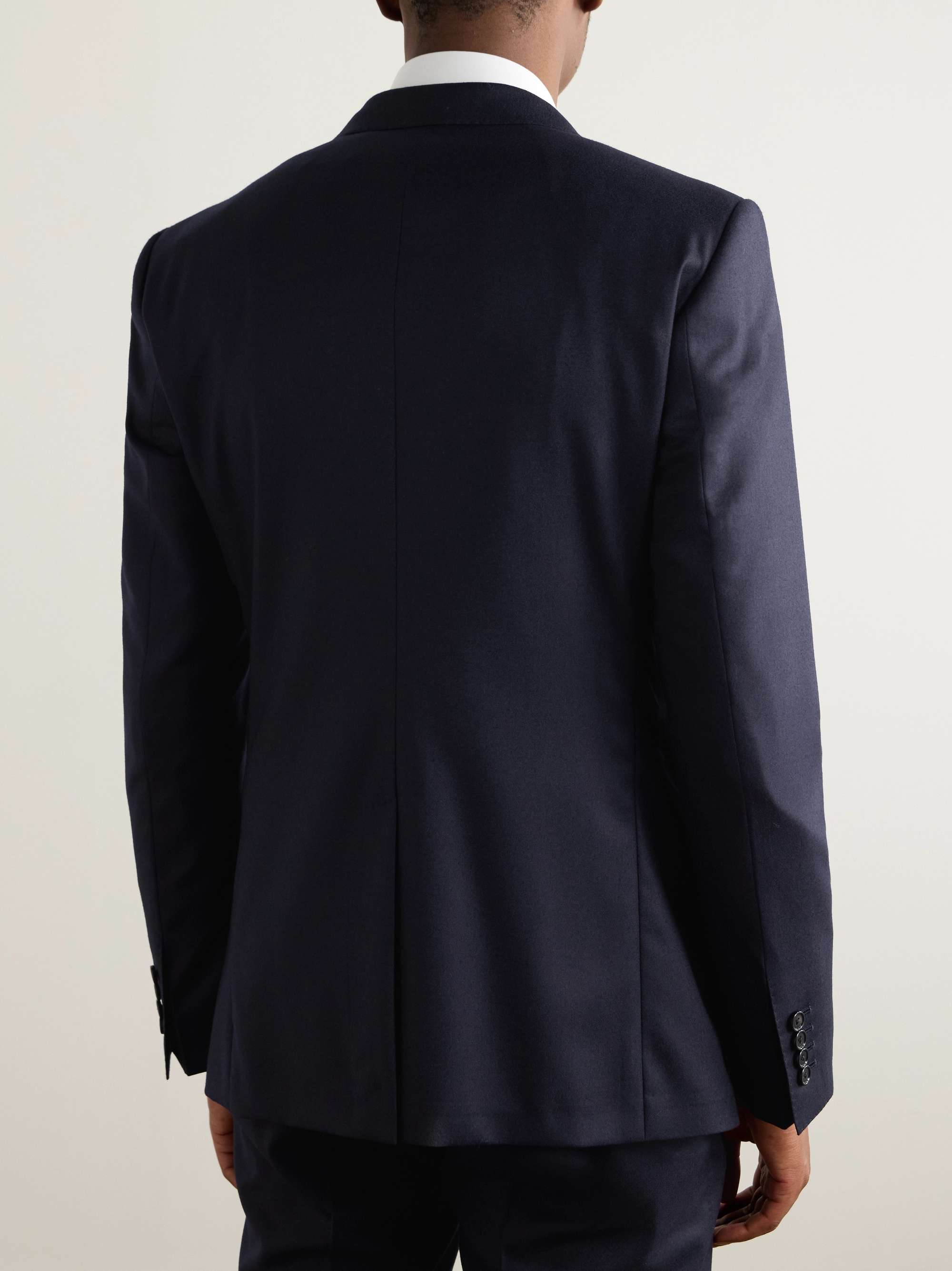 Taormina Unstructured Wool-Flannel Blazer view