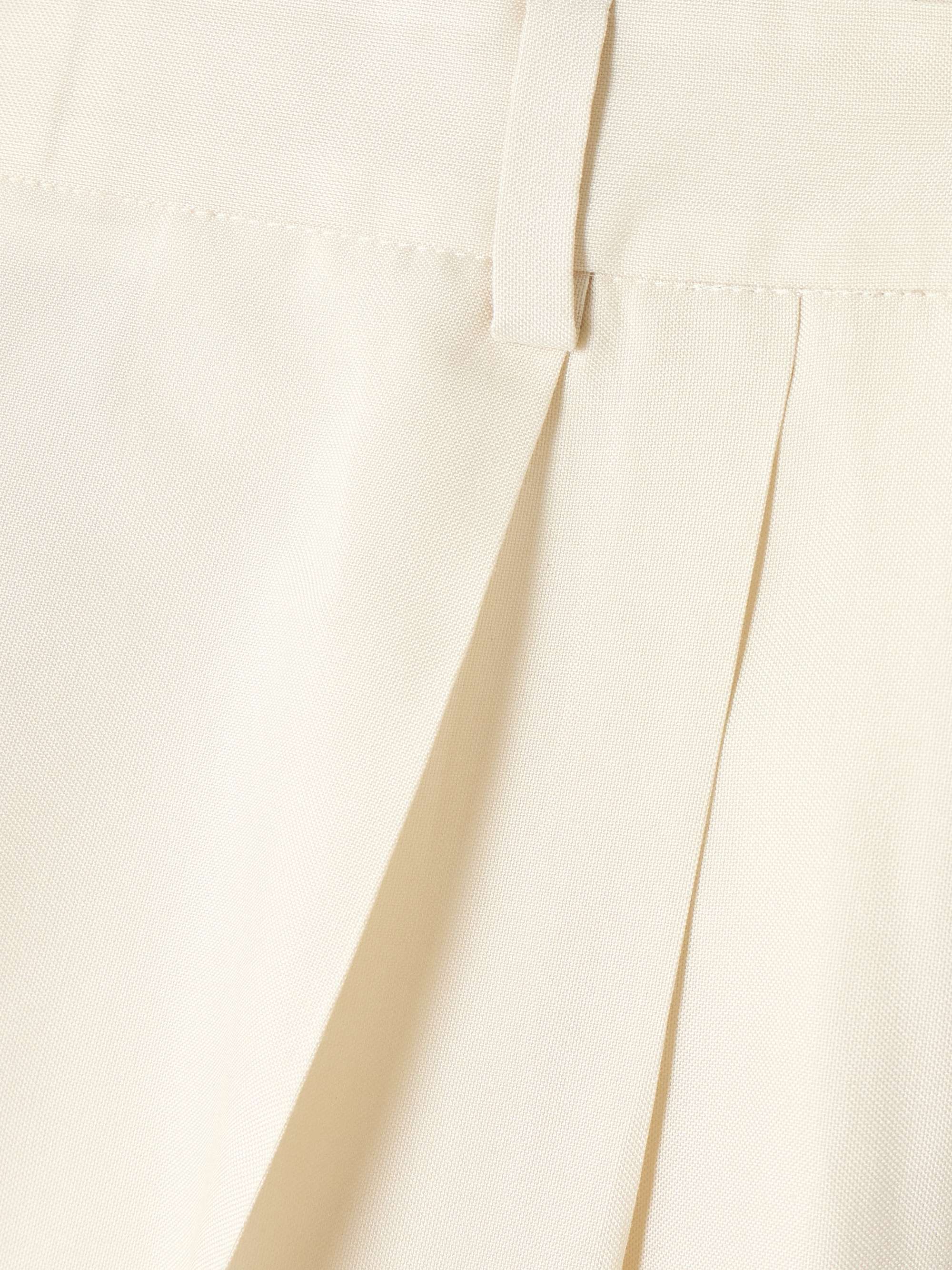 Pleated woven tapered pants view