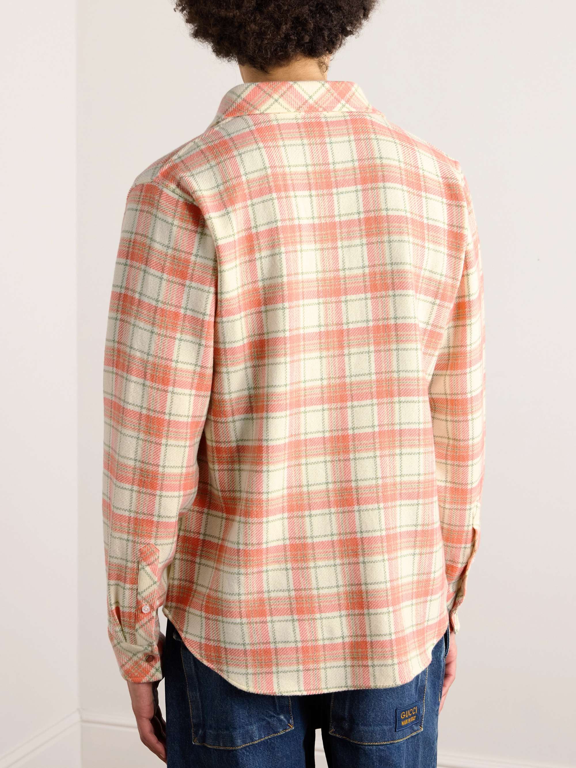 Checked Cashmere Shirt view