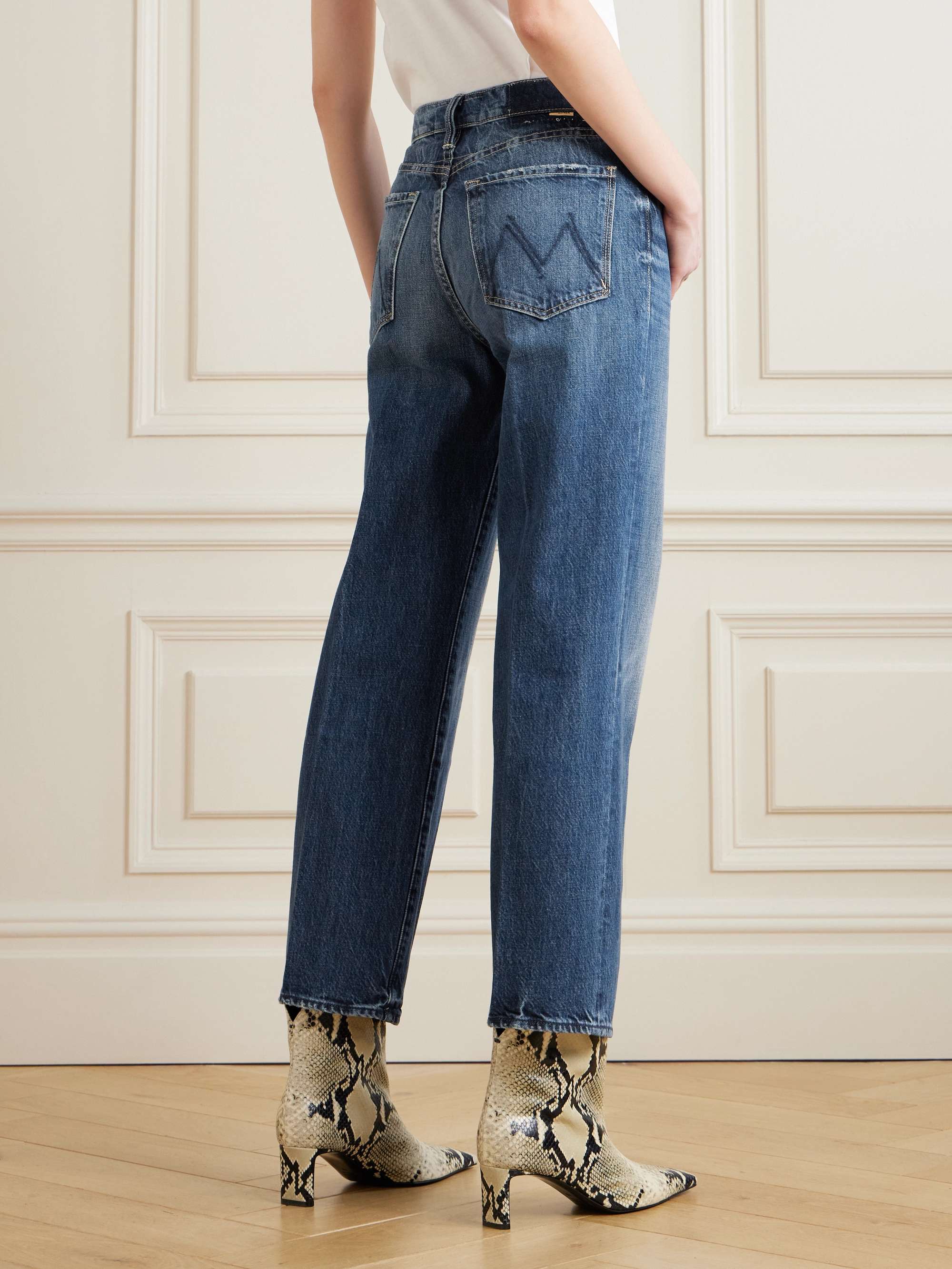 The Rambler Ankle high-rise straight-leg jeans view