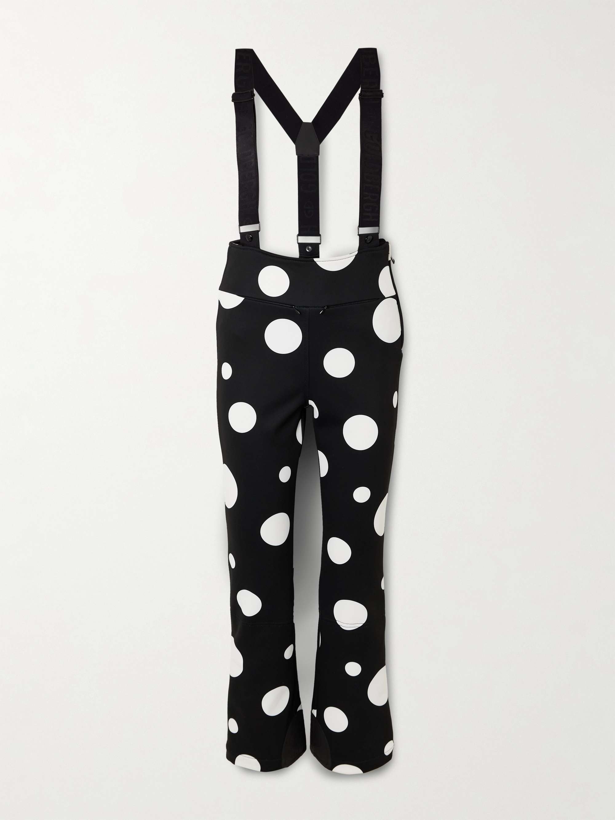 Ballon printed bootcut ski salopettes view