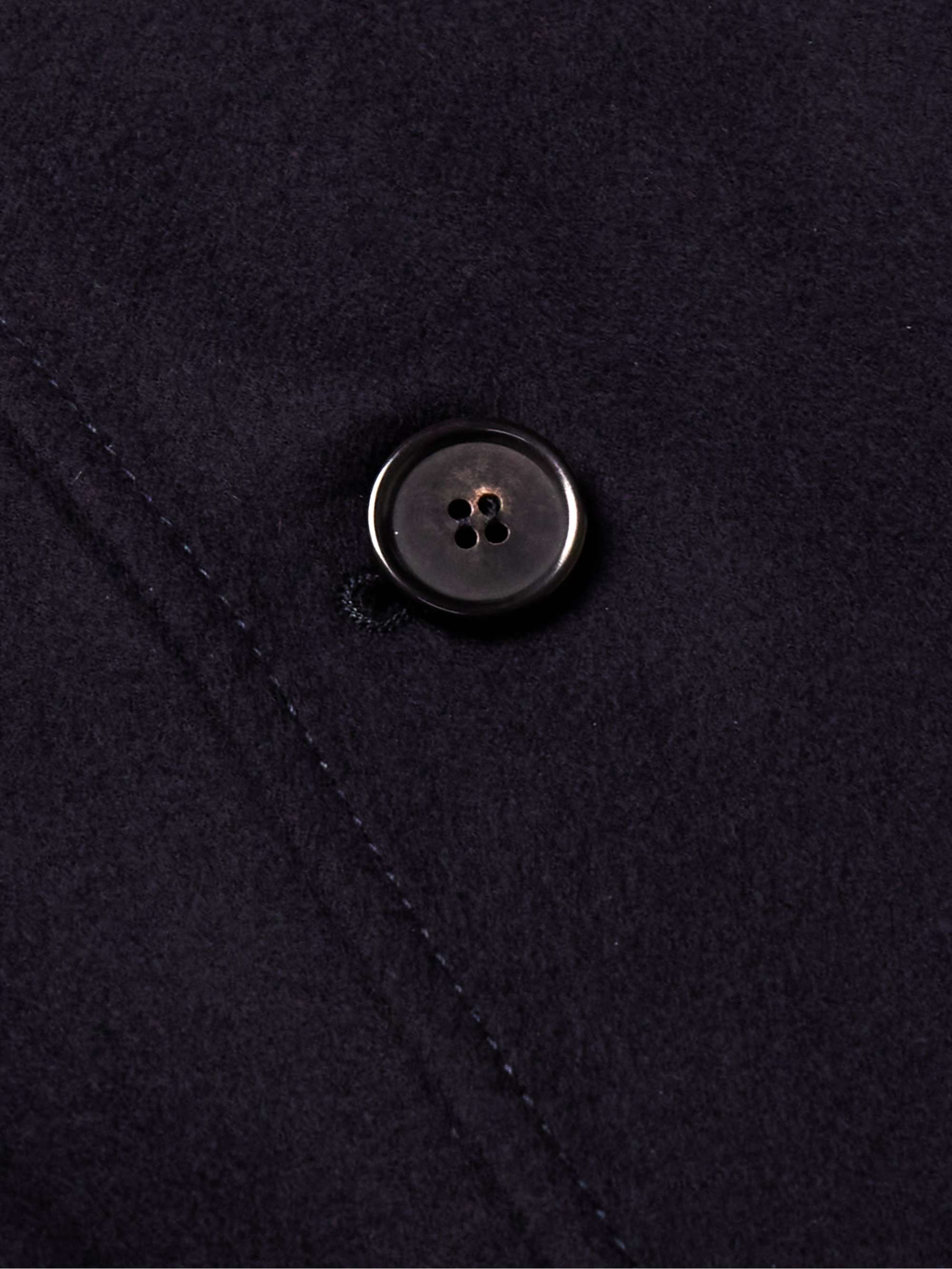 Spagna Leather-Trimmed Cashmere-Felt Jacket view