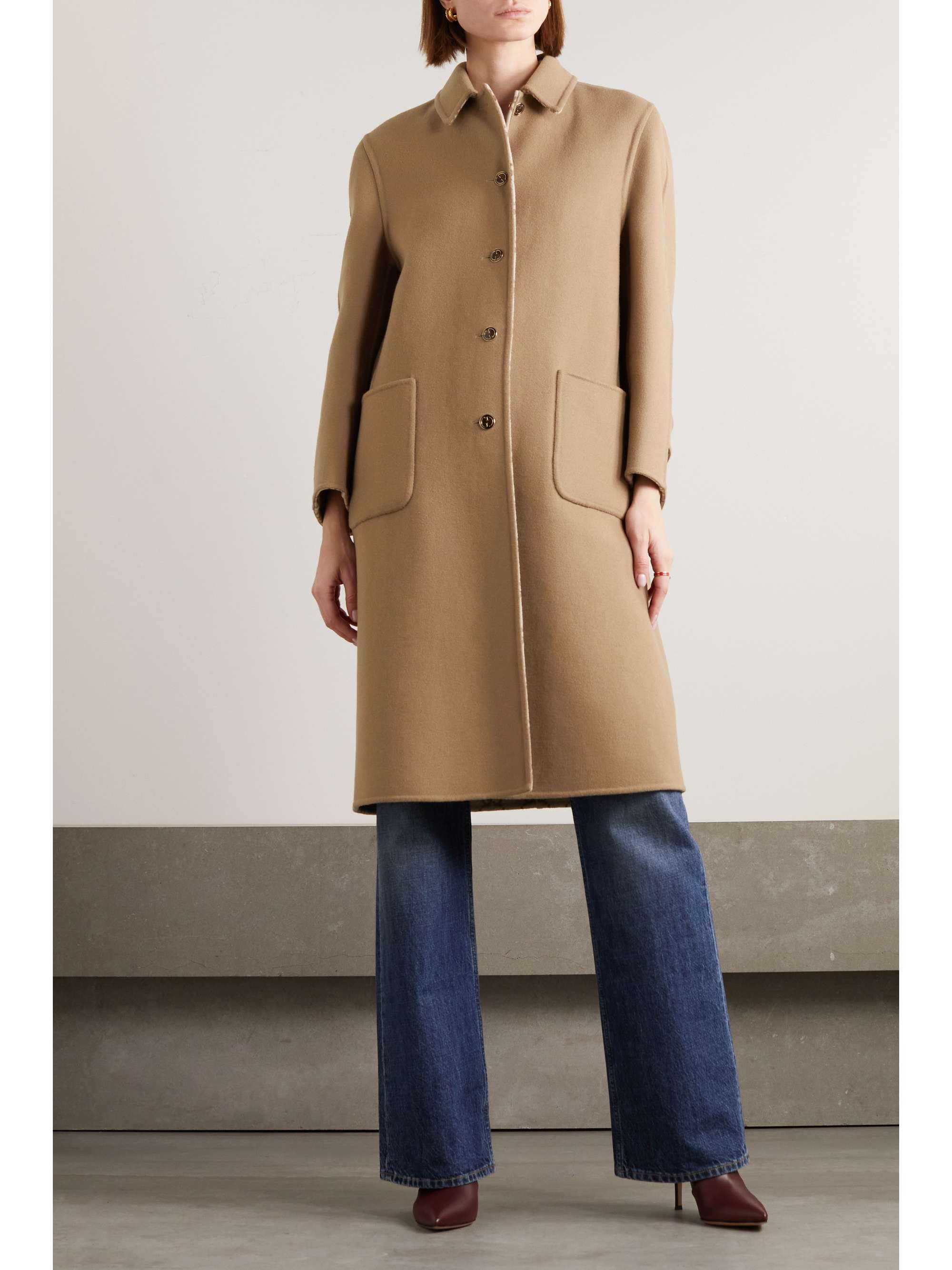 Love Parade reversible wool and silk-blend coat view