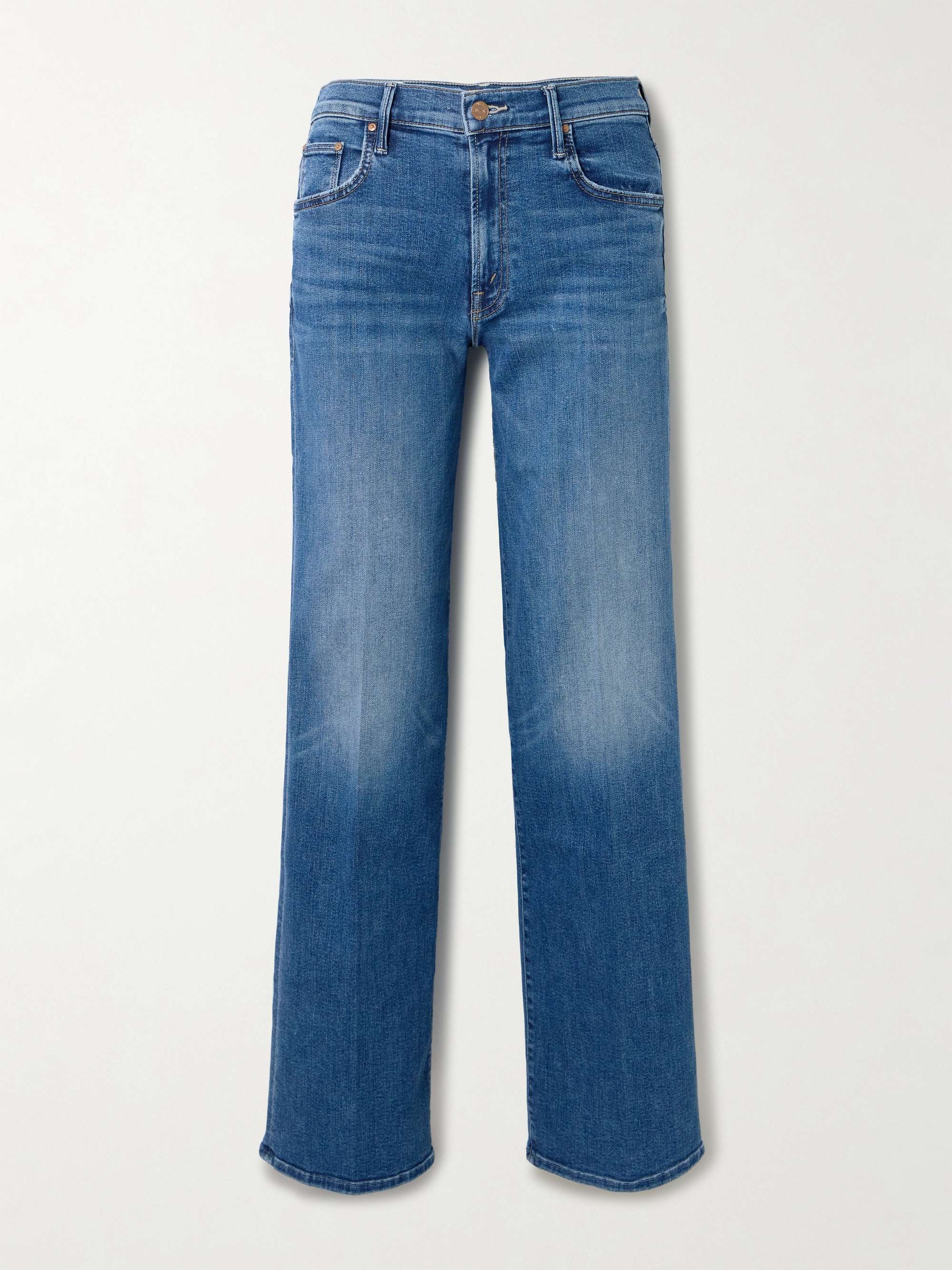 The Maven Sneak mid-rise straight-leg jeans view