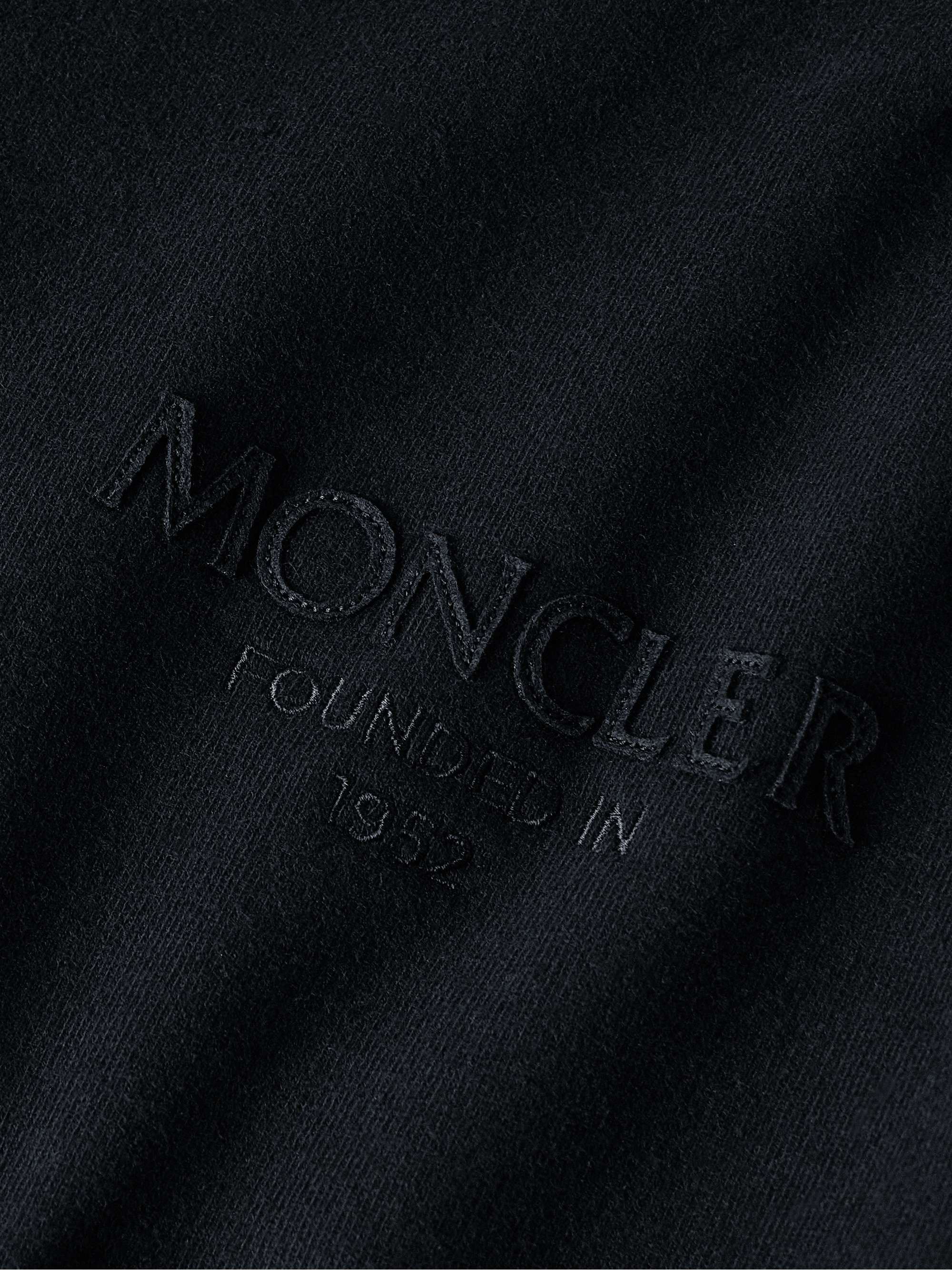 Logo-Appliquéd Panelled Cotton-Jersey and Quilted Shell Down Zip-Up Hoodie view