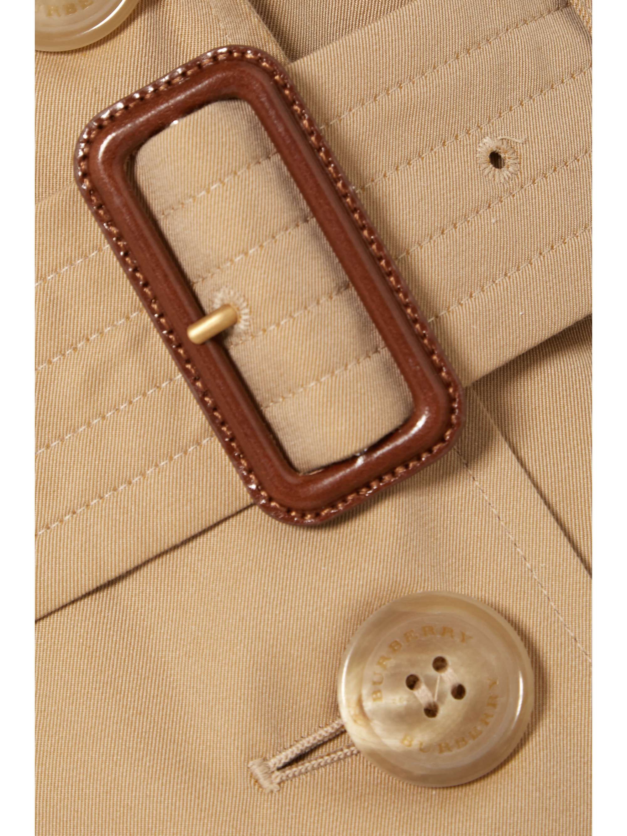 Chelsea organic cotton-gabardine trench coat view