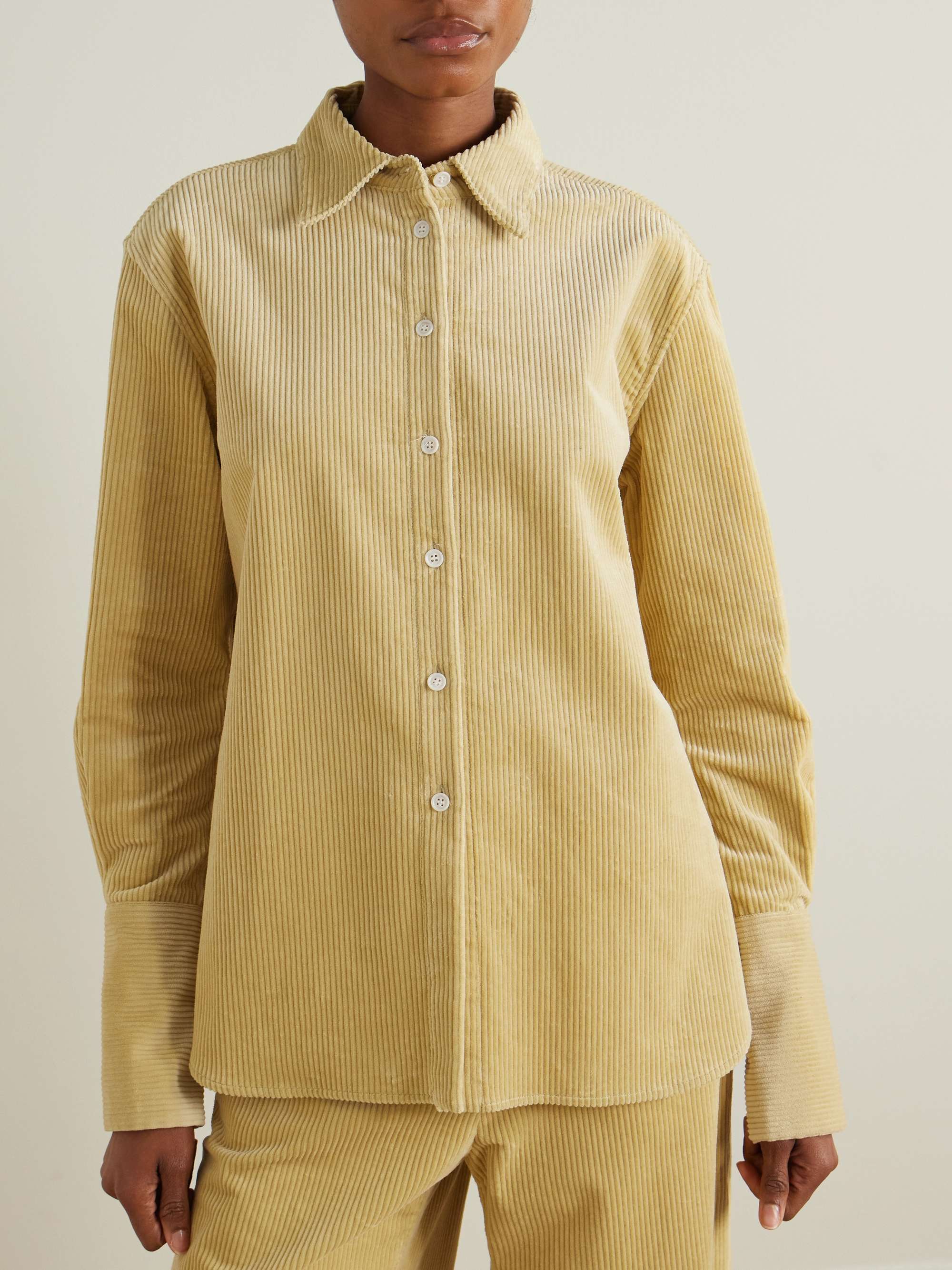 Cotton-corduroy shirt view