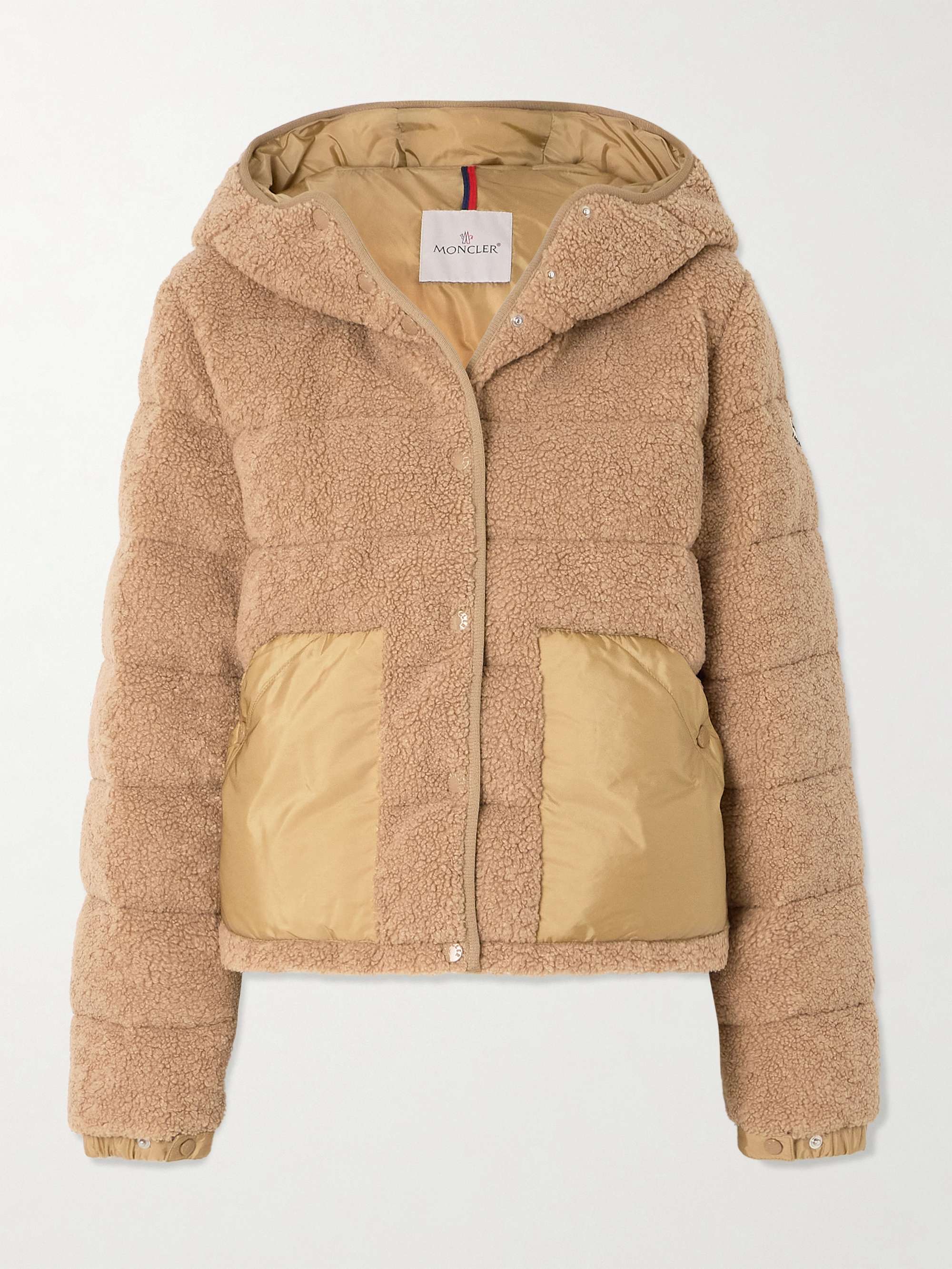 Audrieu shell-trimmed fleece jacket view