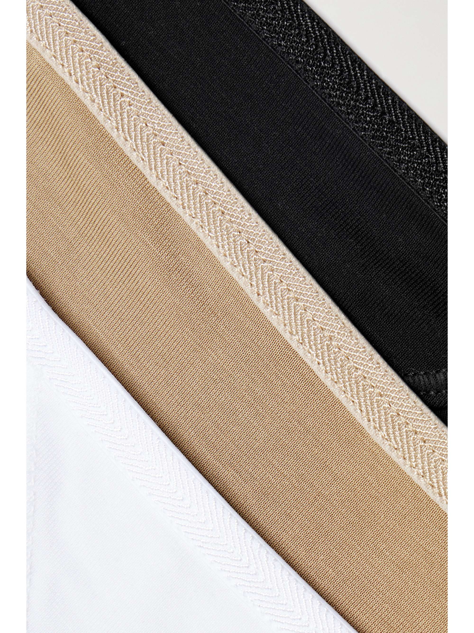 + NET SUSTAIN Tanga set of three stretch-TENCEL™ Lyocell briefs view