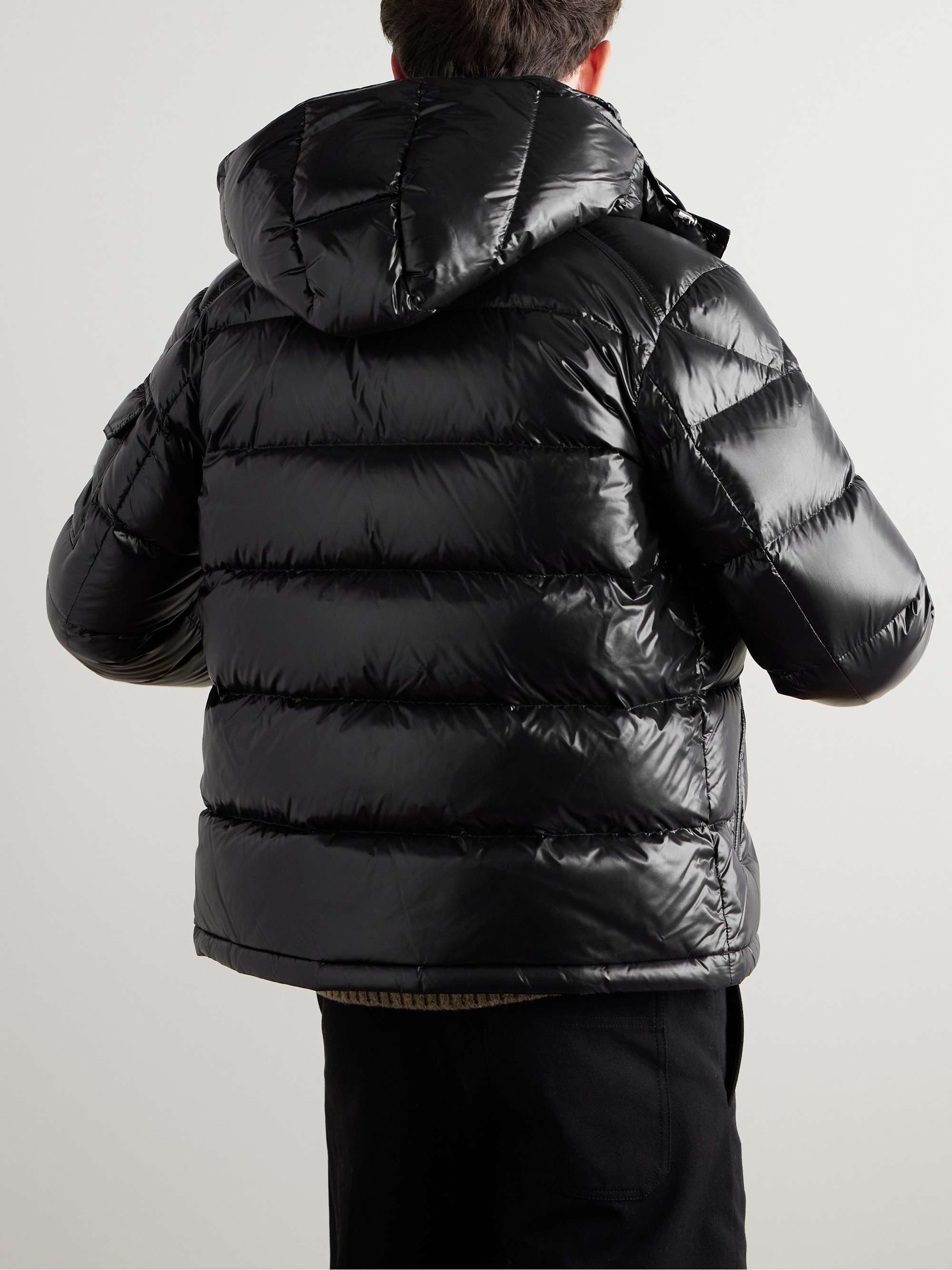 Moncler Maya Quilted Shell Hooded Down Jacket view
