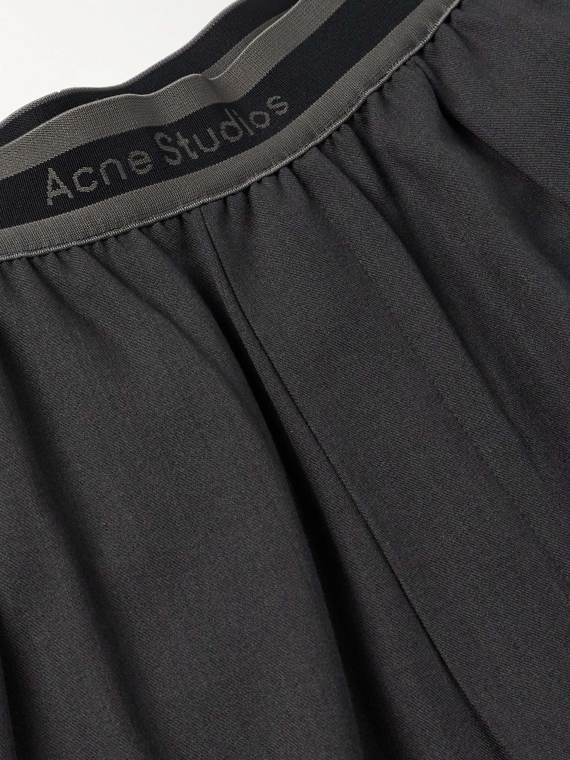 Pimono Straight-Leg Pleated Gabardine Trousers view