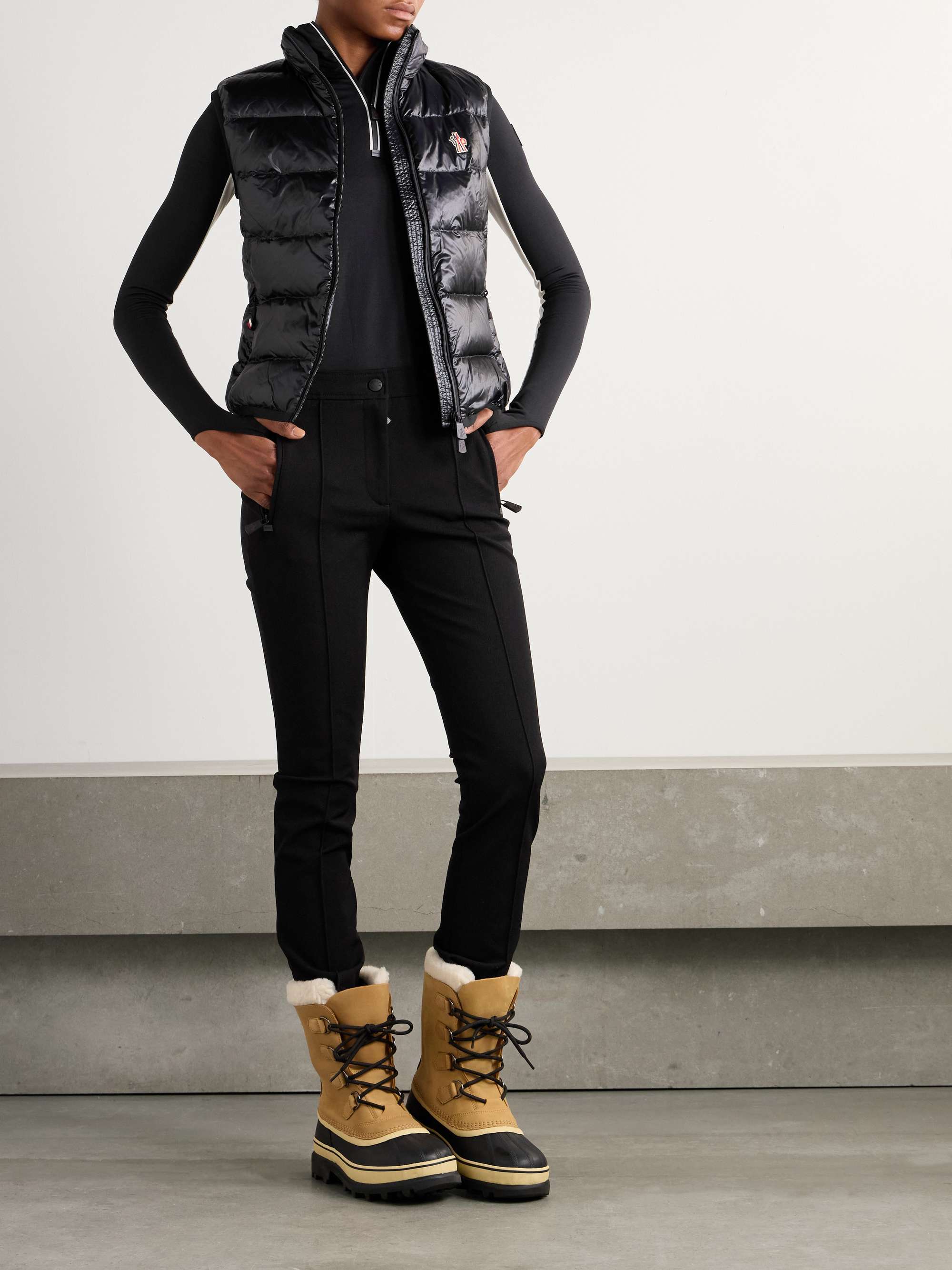 Quilted ripstop down vest view