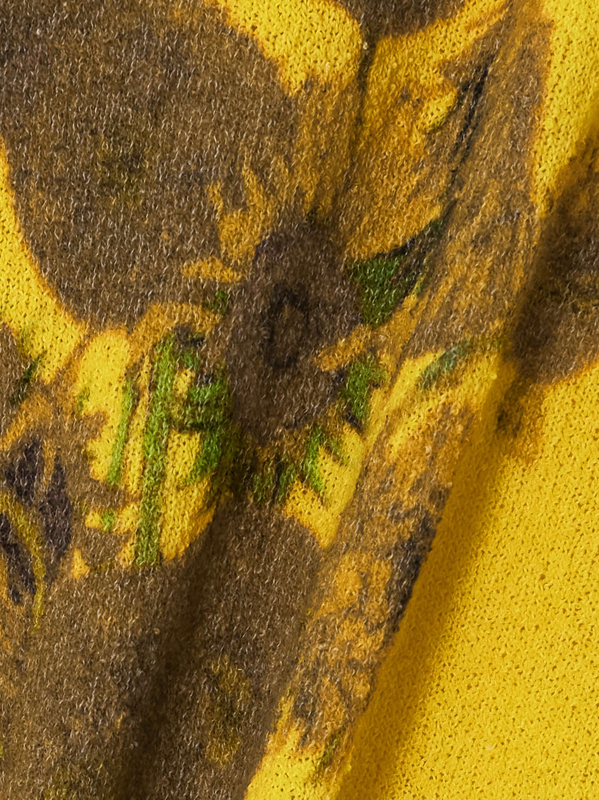 Printed cotton-blend terry T-shirt view