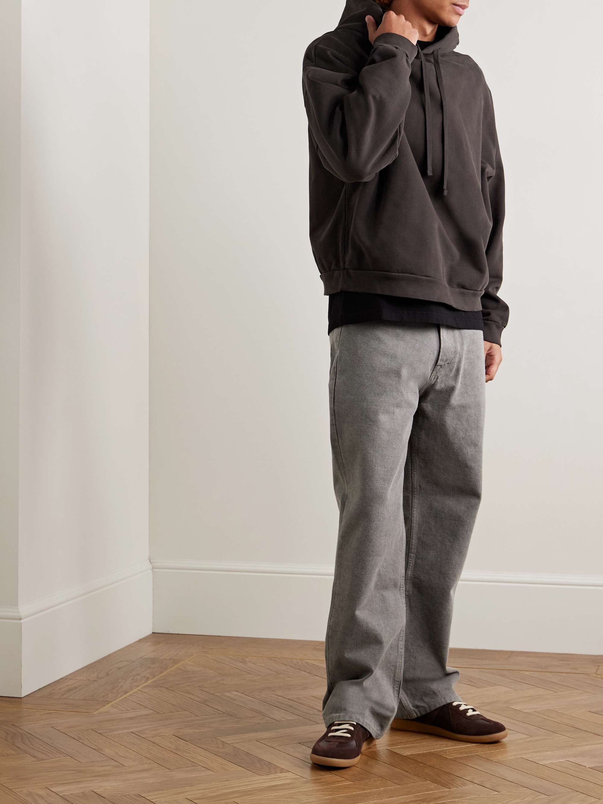 Salford Oversized Cotton-Jersey Hoodie view