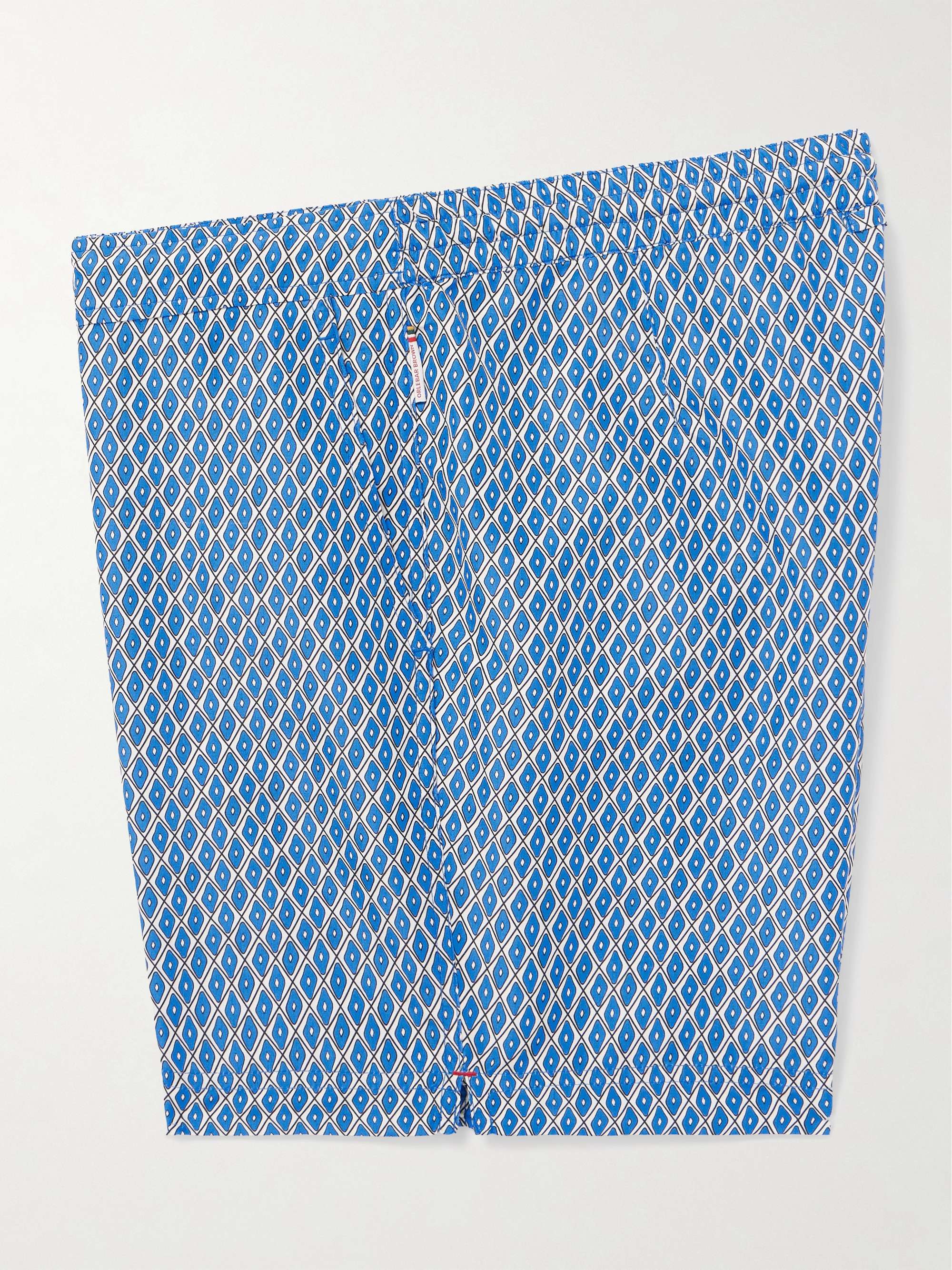 Standard Terrazzo Slim-Fit Mid-Length Printed Recycled Swim Shorts view
