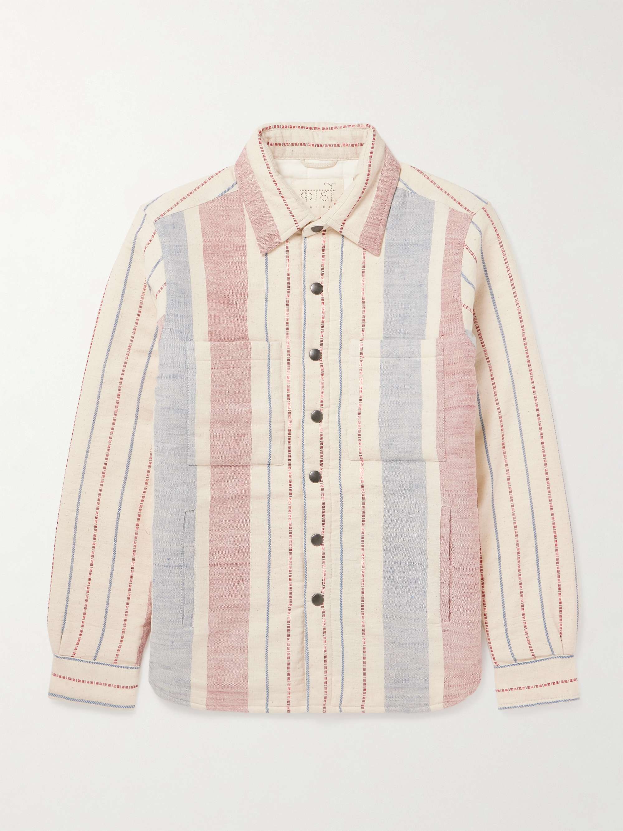 Woody Striped Cotton Jacket view