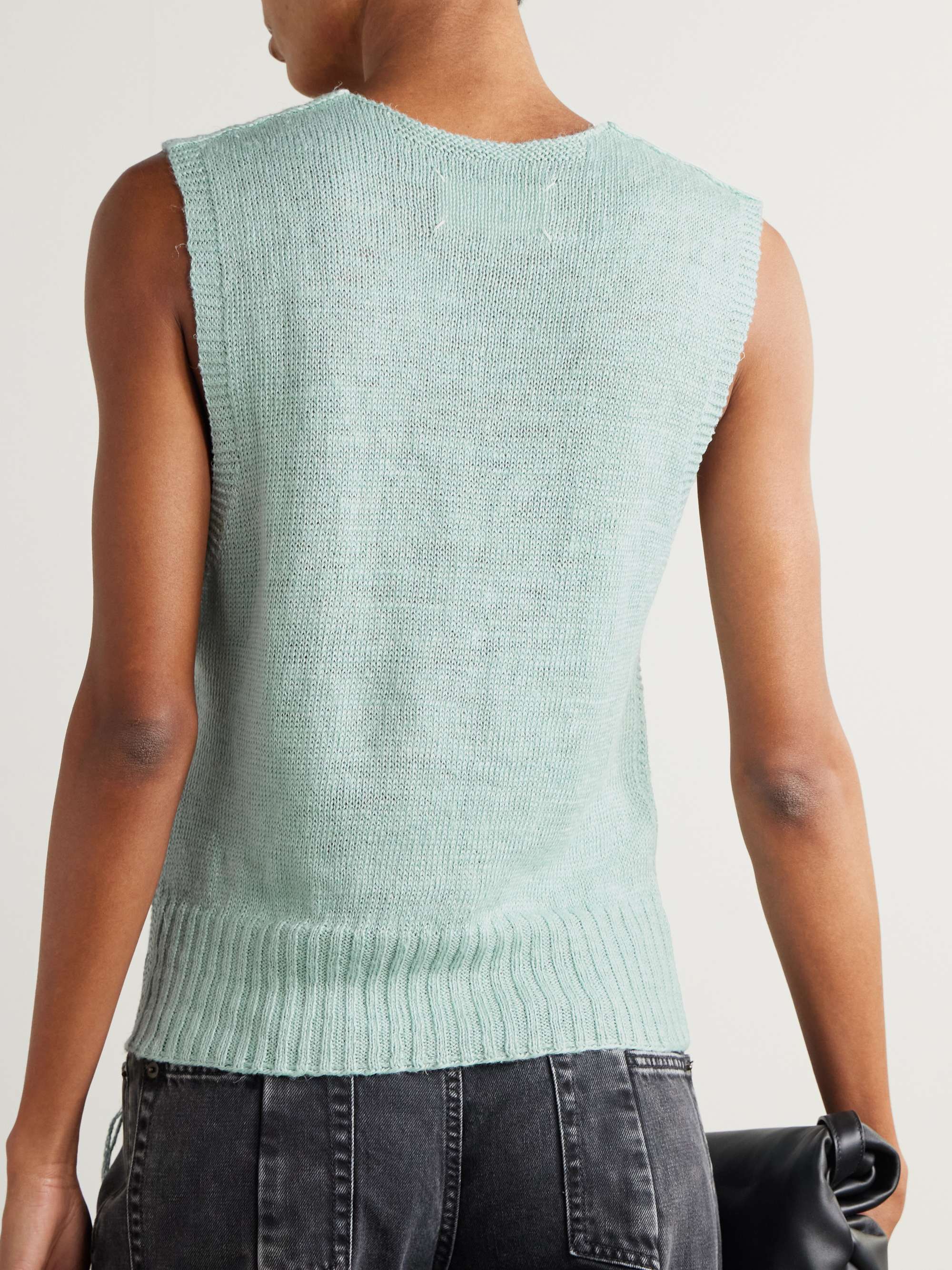 Hemp sweater vest view