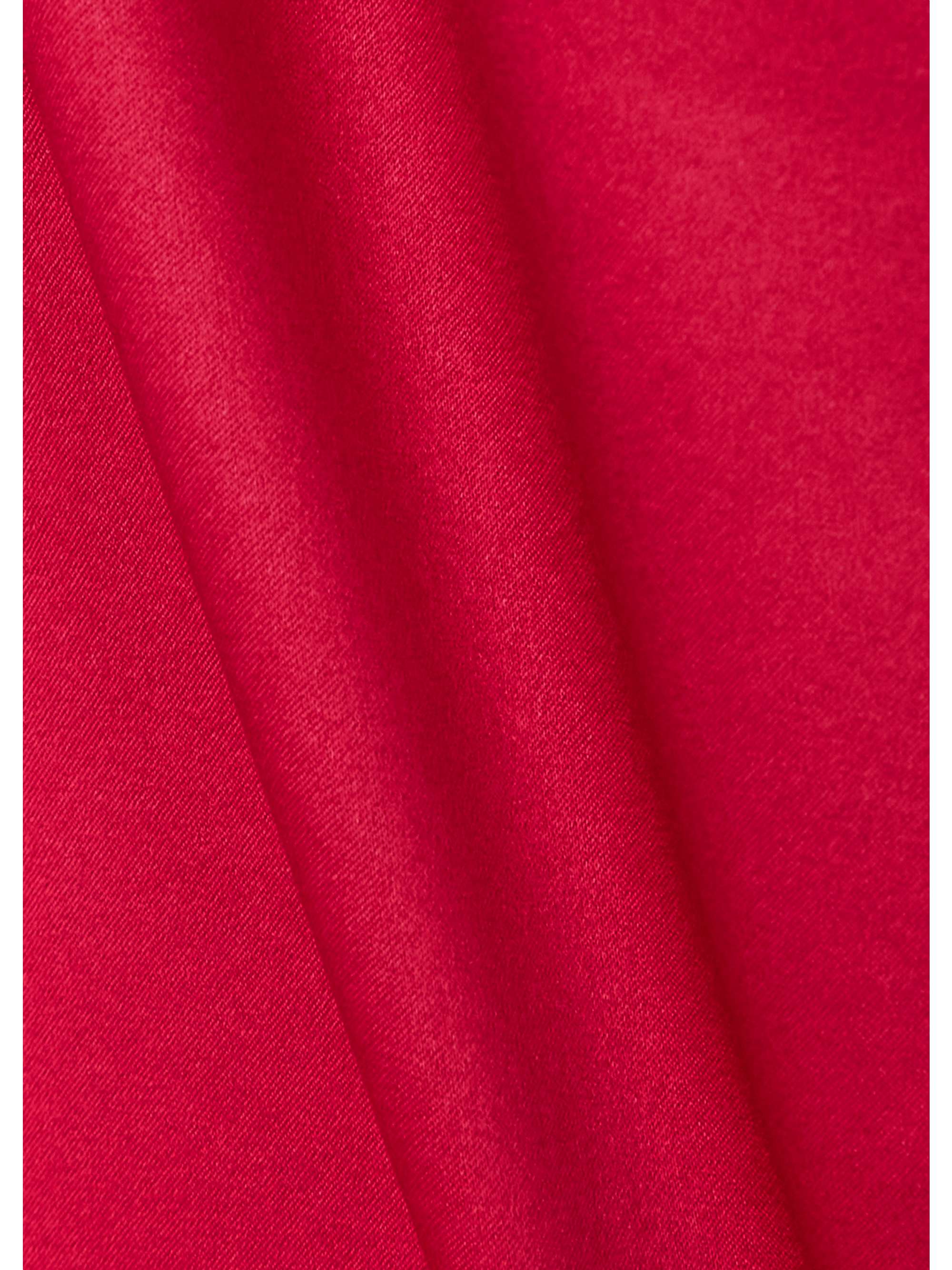Underwired picot-trimmed stretch-silk satin bodysuit view
