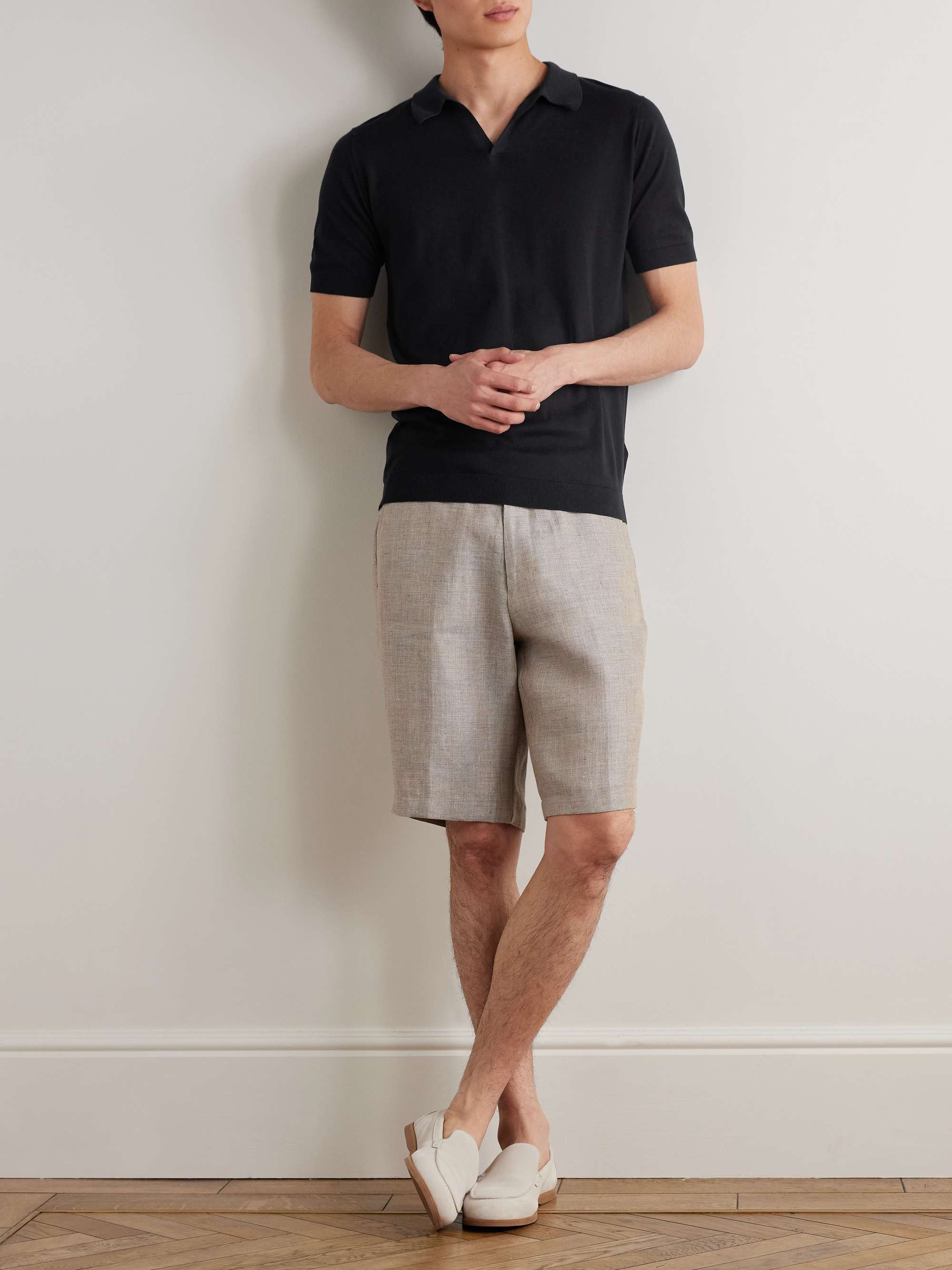 Noah Sea Island Cotton Polo Shirt view