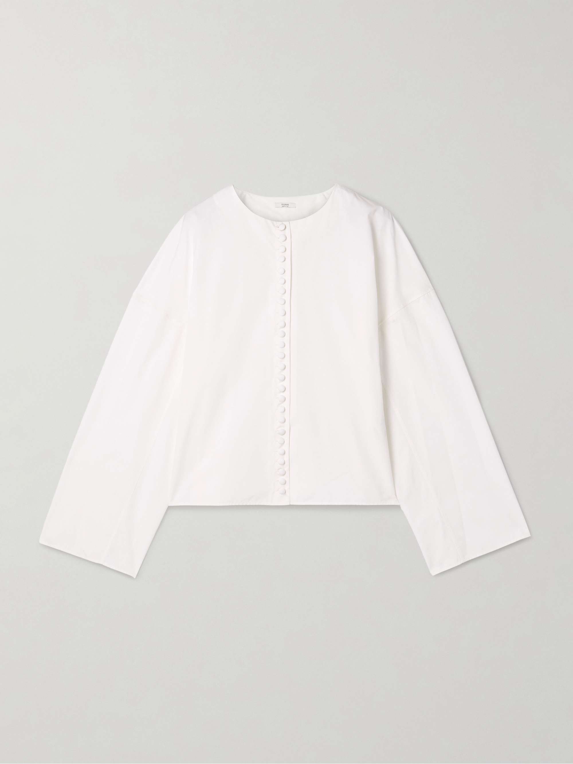 Fish cotton-poplin shirt view