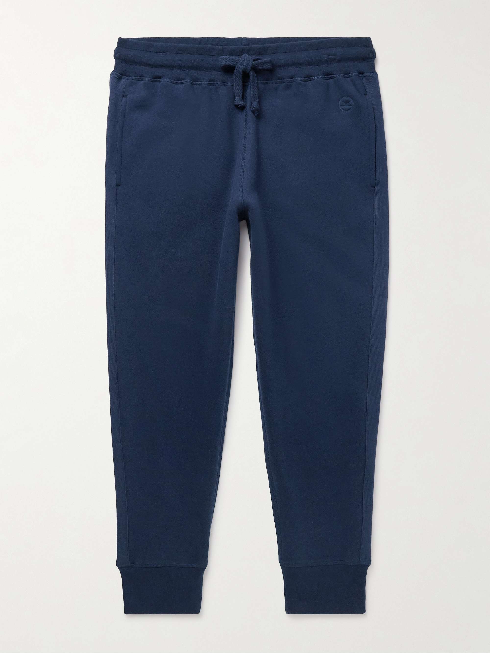 Tapered Cotton and Cashmere-Blend Jersey Sweatpants view