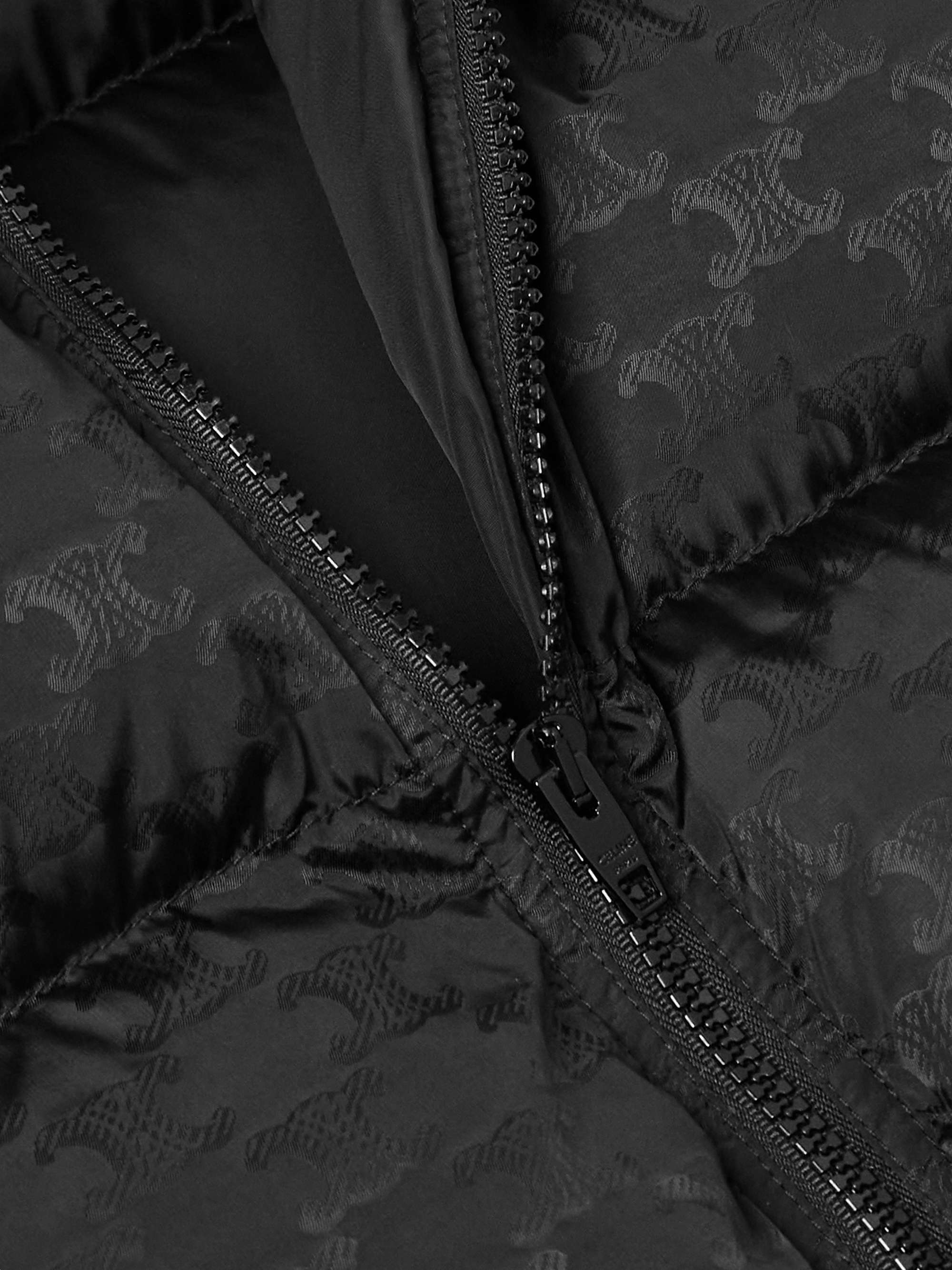 Quilted Logo-Jacquard Nylon Down Jacket view