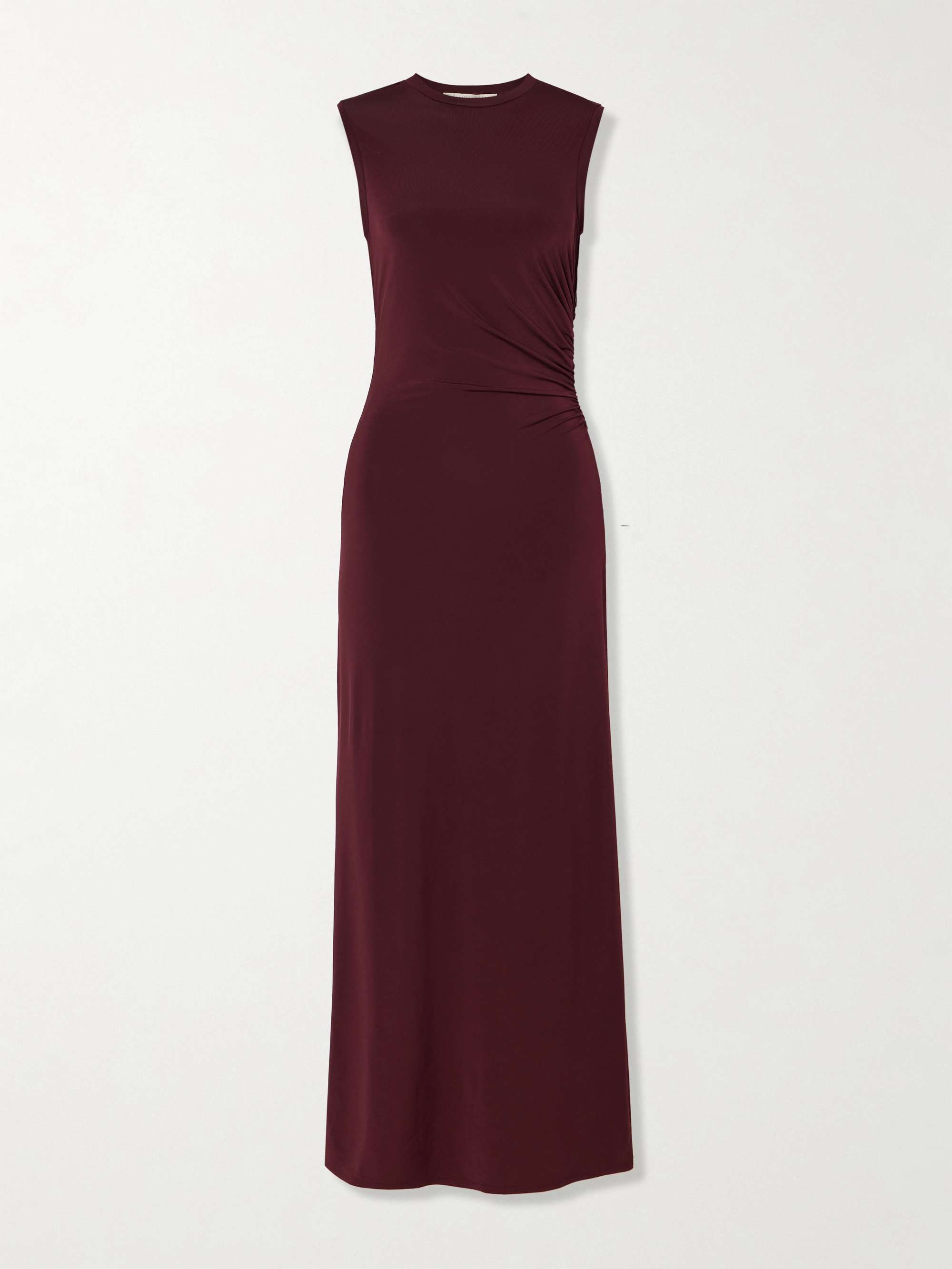 Ruched stretch-jersey maxi dress view