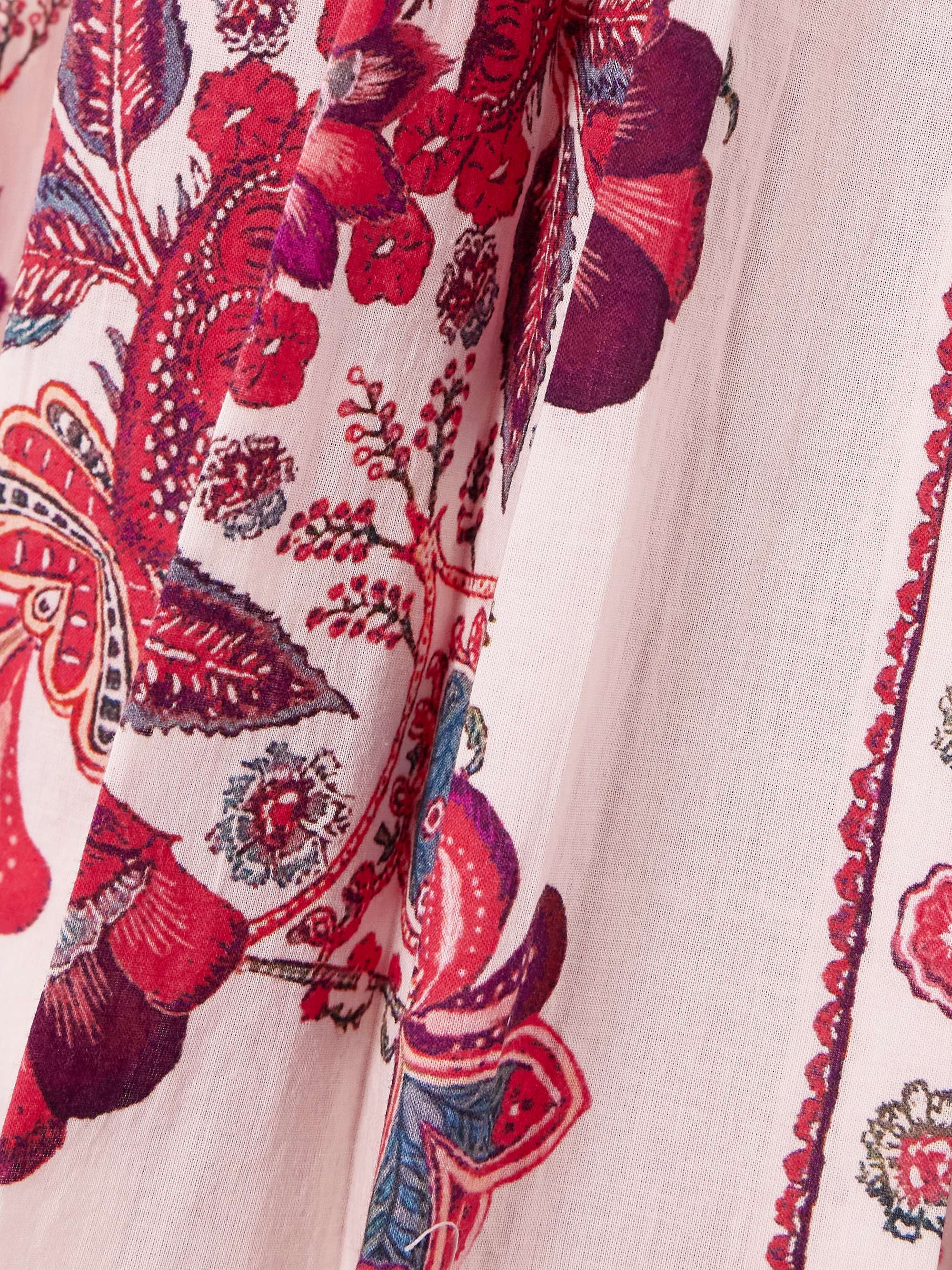 Saba printed cotton-voile maxi dress view