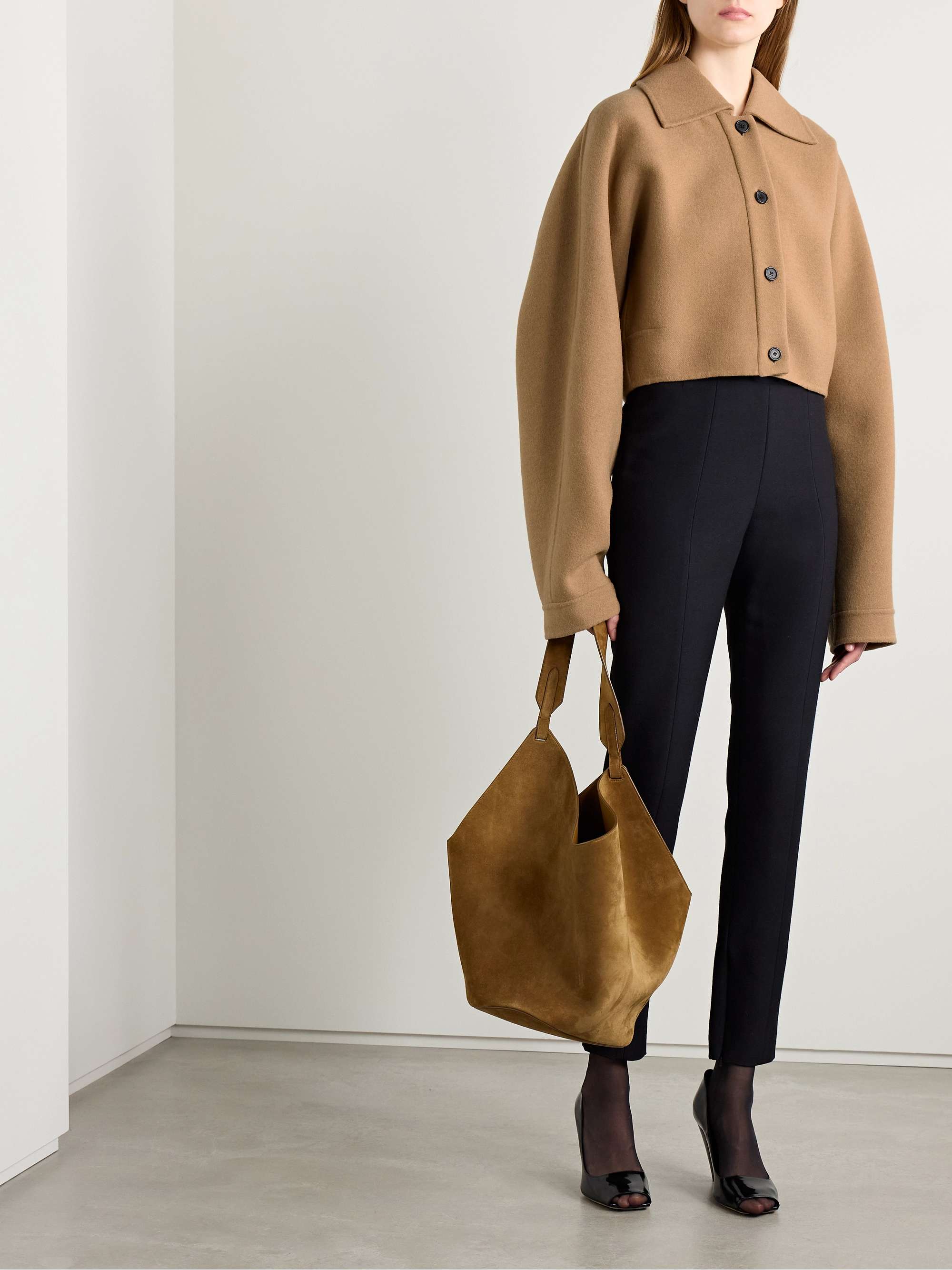Sue cropped wool jacket view