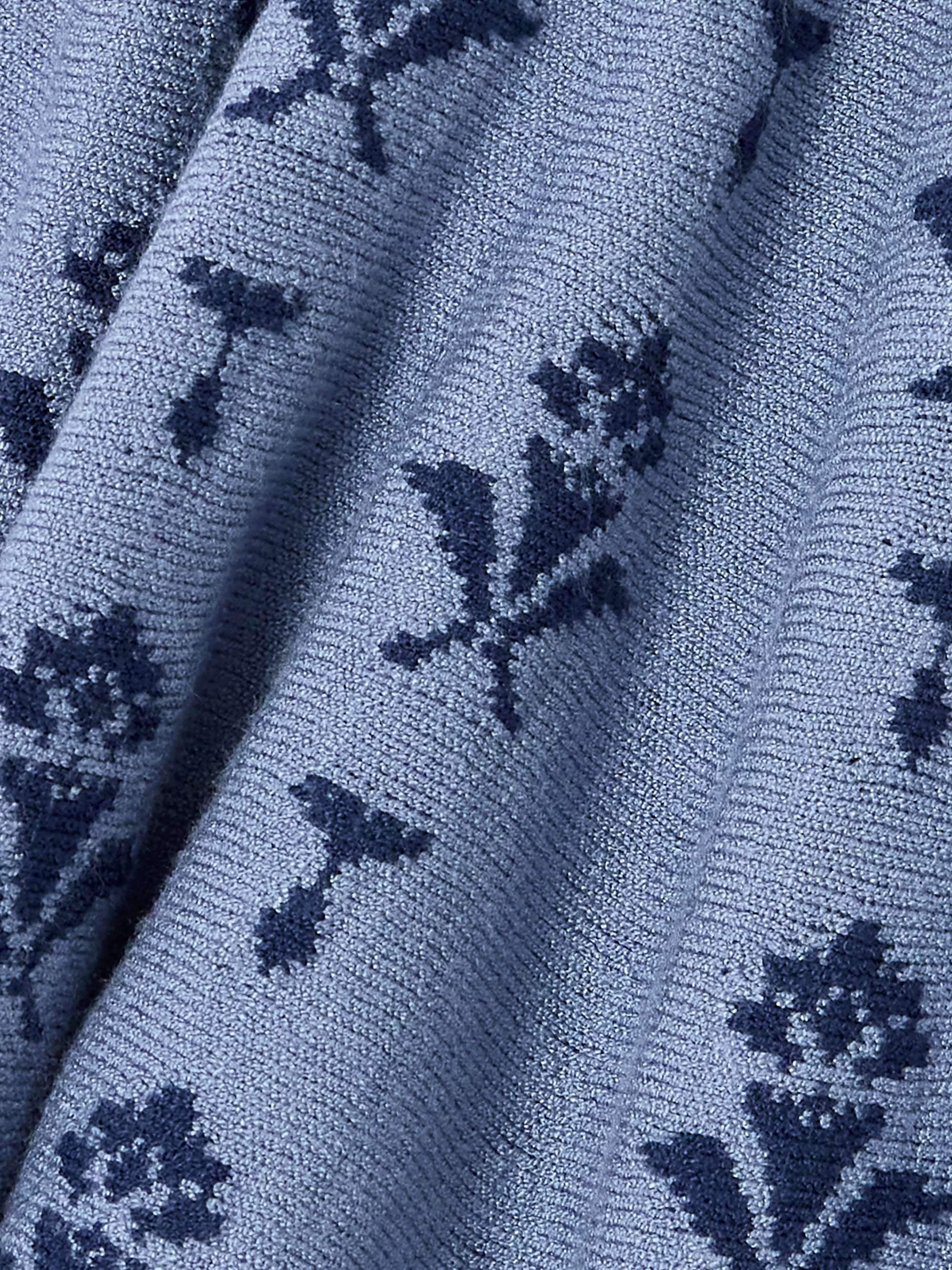 Two-tone jacquard-knit mini skirt view