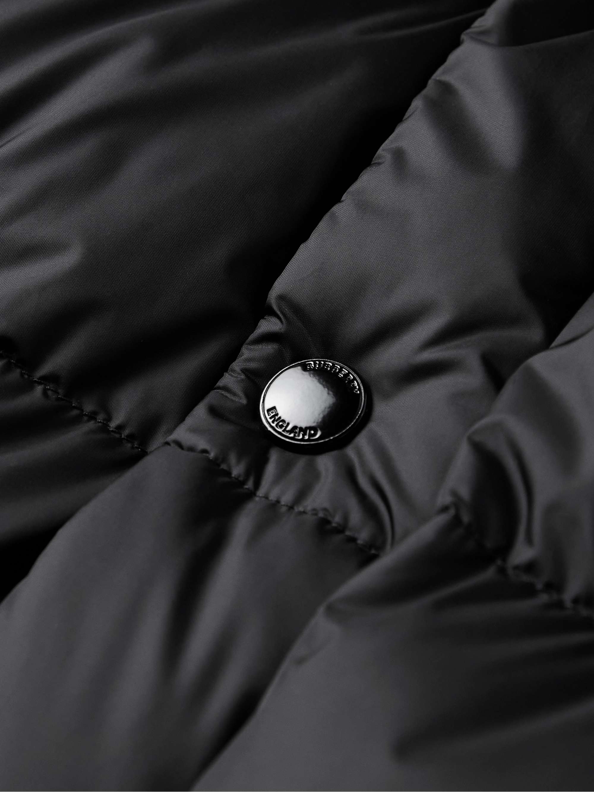 Convertible Quilted Shell Hooded Down Jacket view