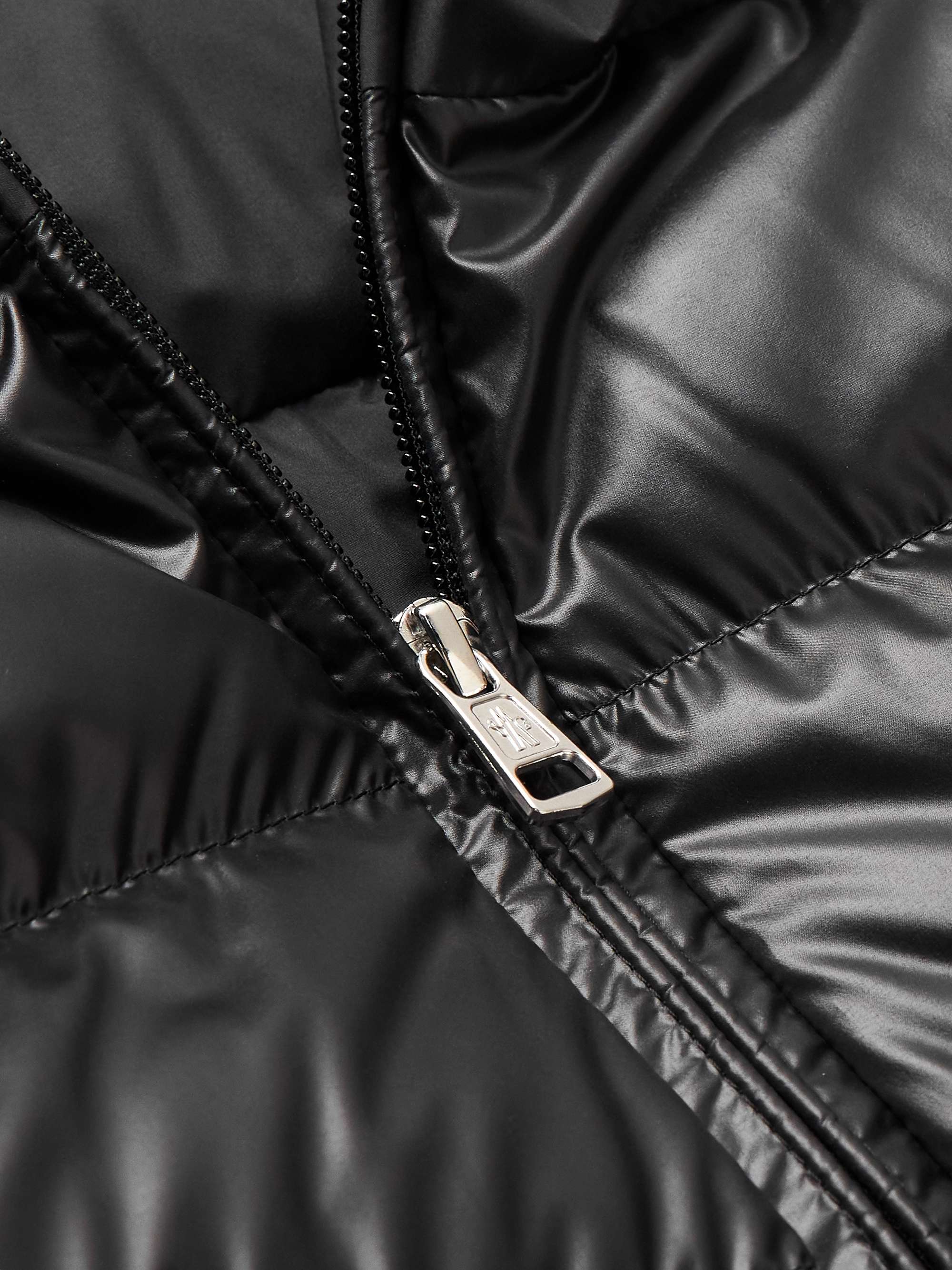 Logo-Appliquéd Quilted Shell Hooded Down Gilet view