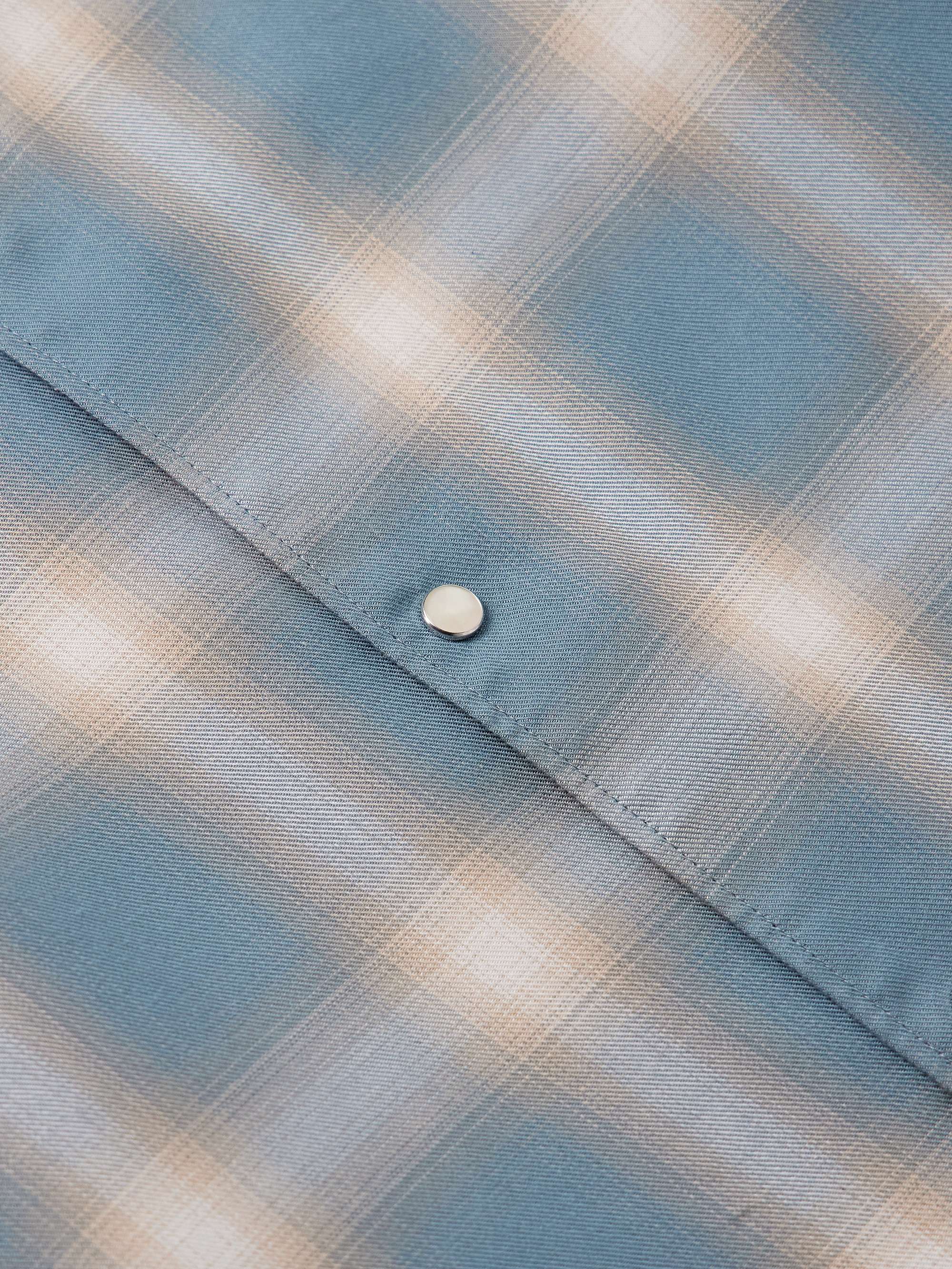 Checked Cotton-Blend Flannel Shirt view