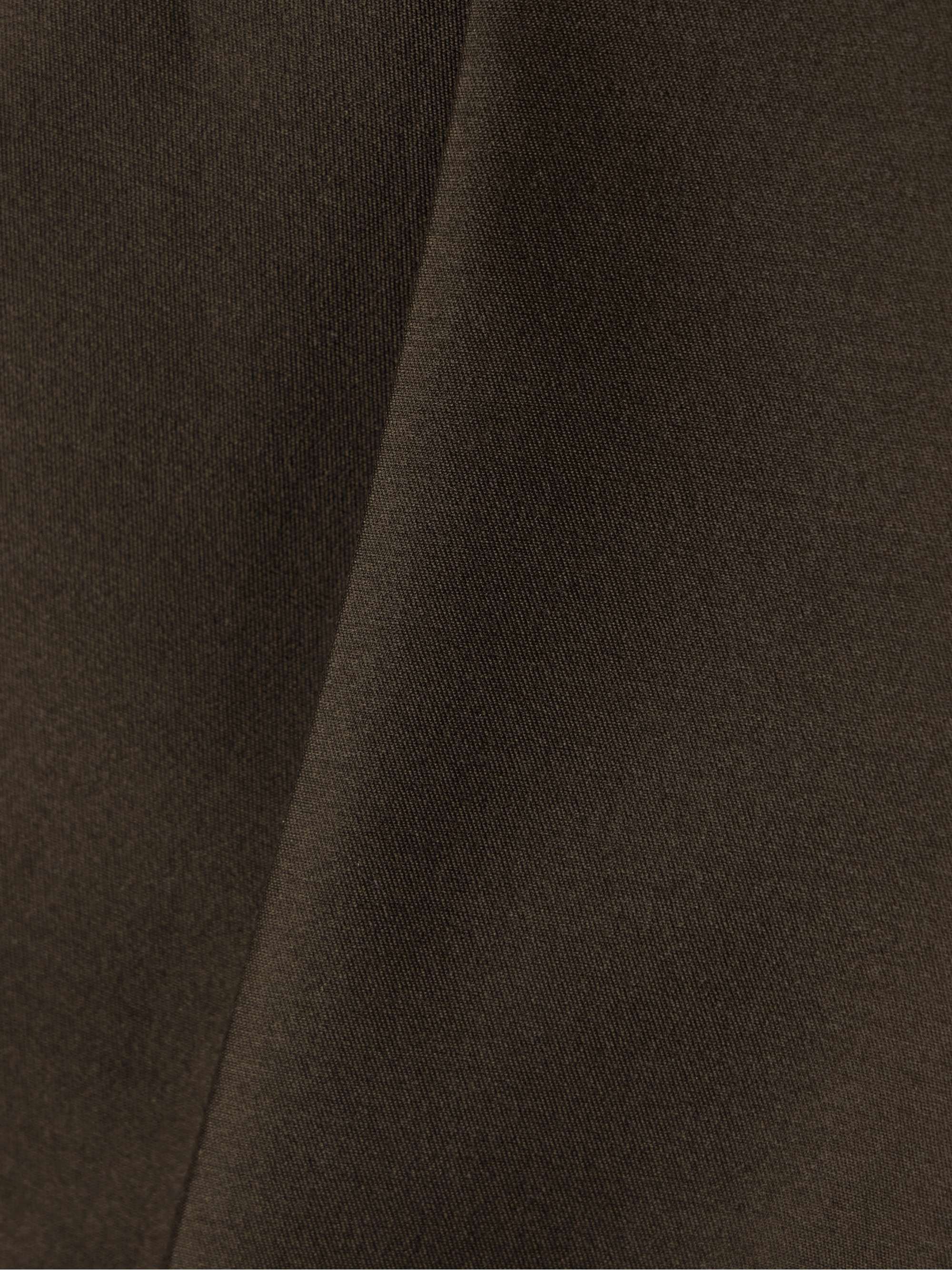 Illuminate belted pleated wool and silk-blend shorts view
