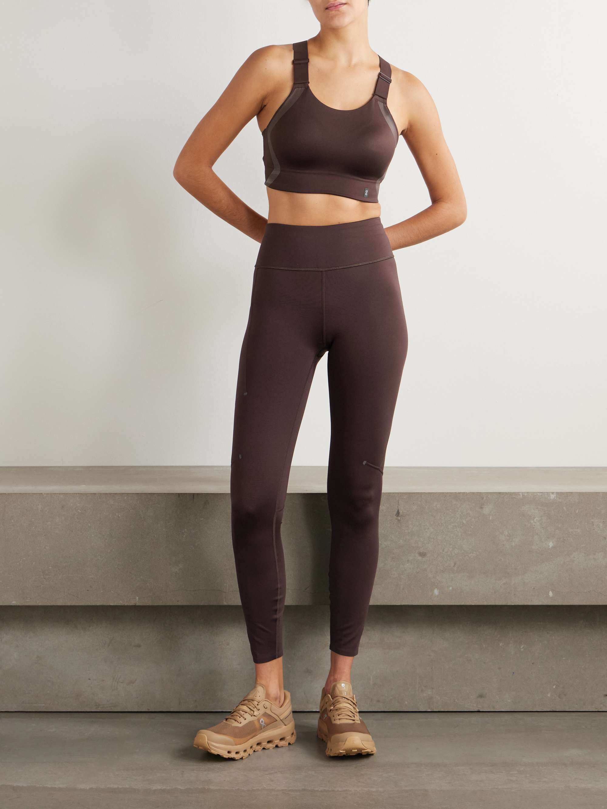 Performance recycled sports bra view