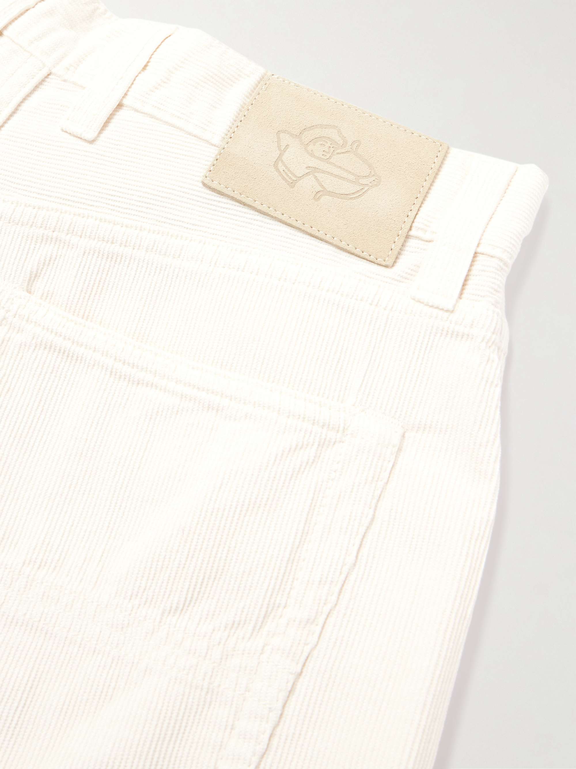 Tapered Cotton-Corduroy Trousers view
