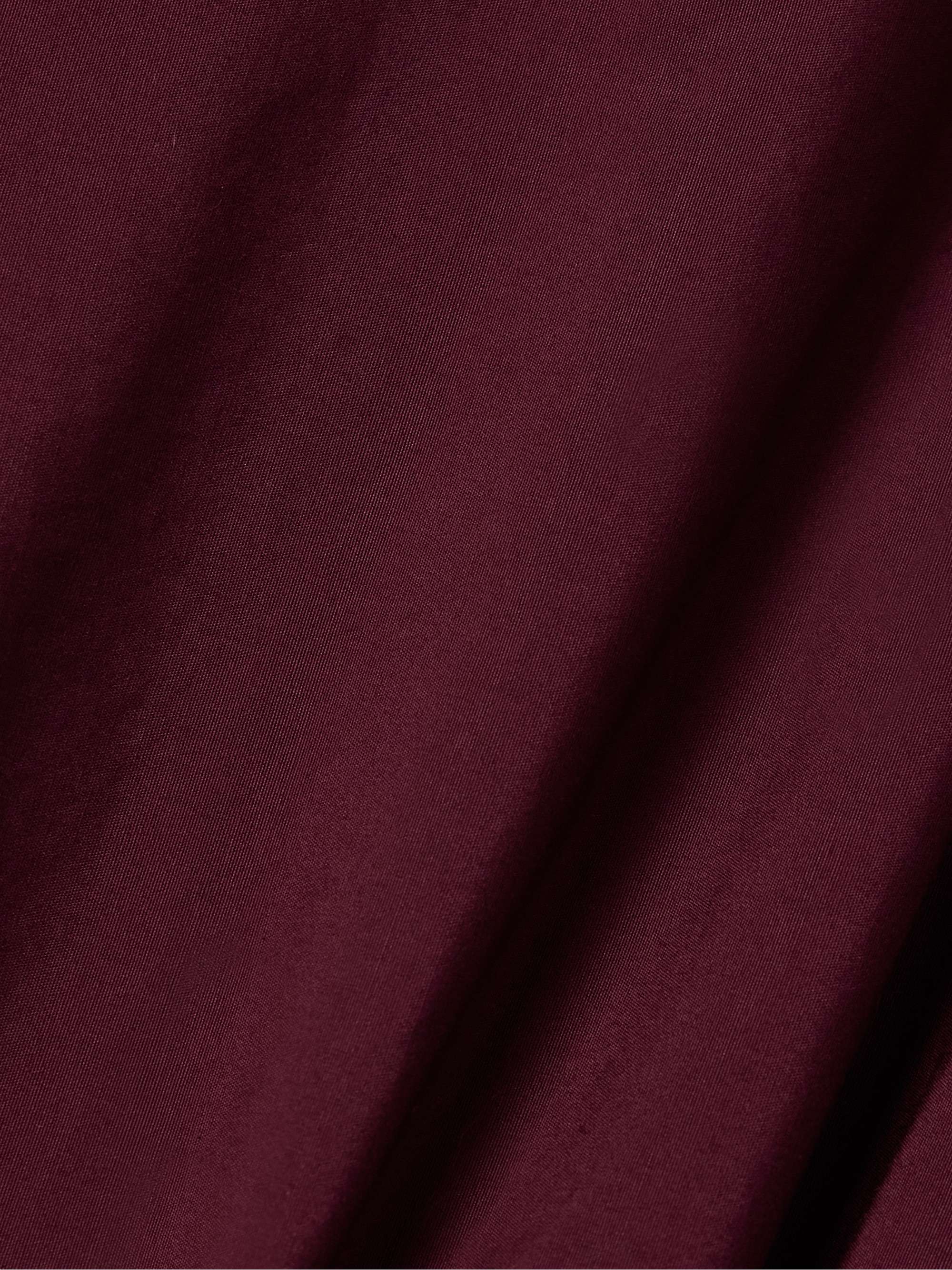 Ahmose gathered cotton-poplin midi dress view