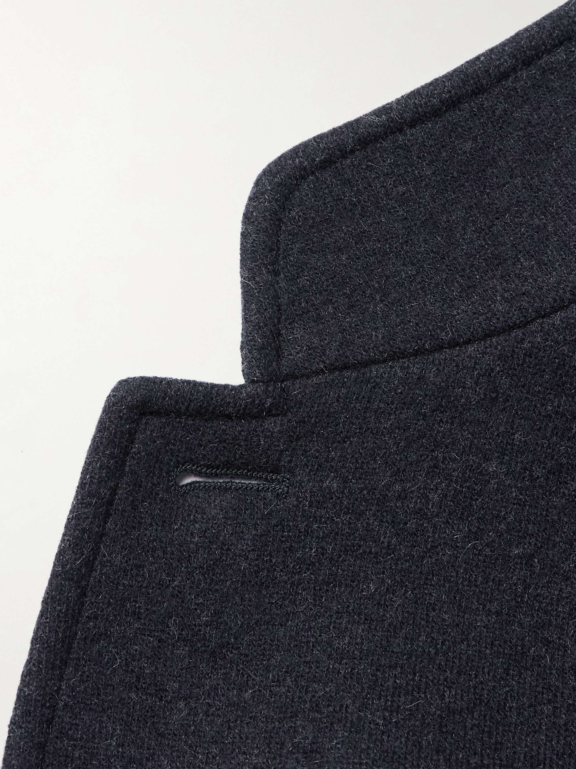 Spagna Nehru-Collar Unstructured Cashmere-Blend Jersey Suit Jacket view