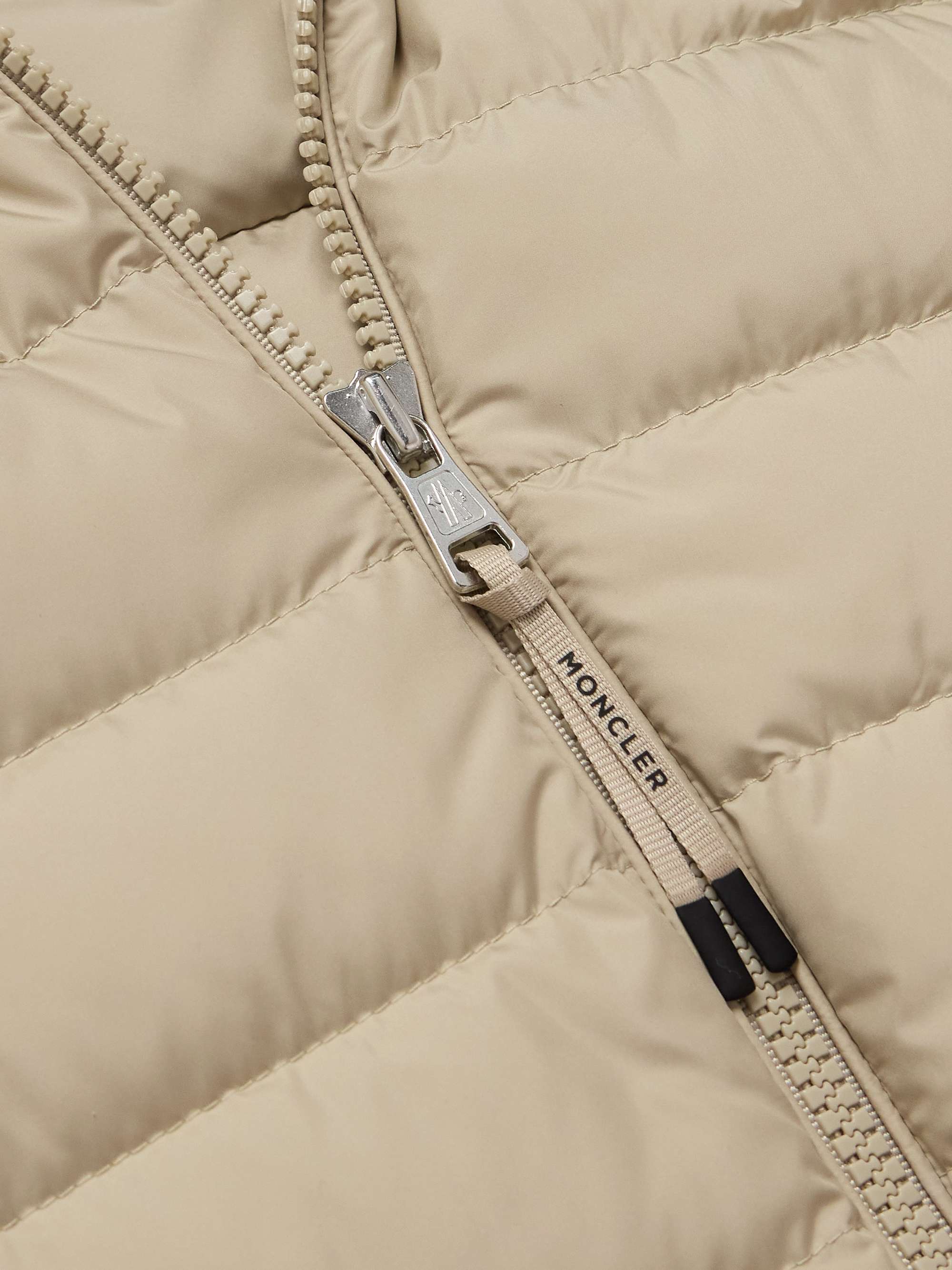 Galion Quilted Shell Hooded Down Jacket view