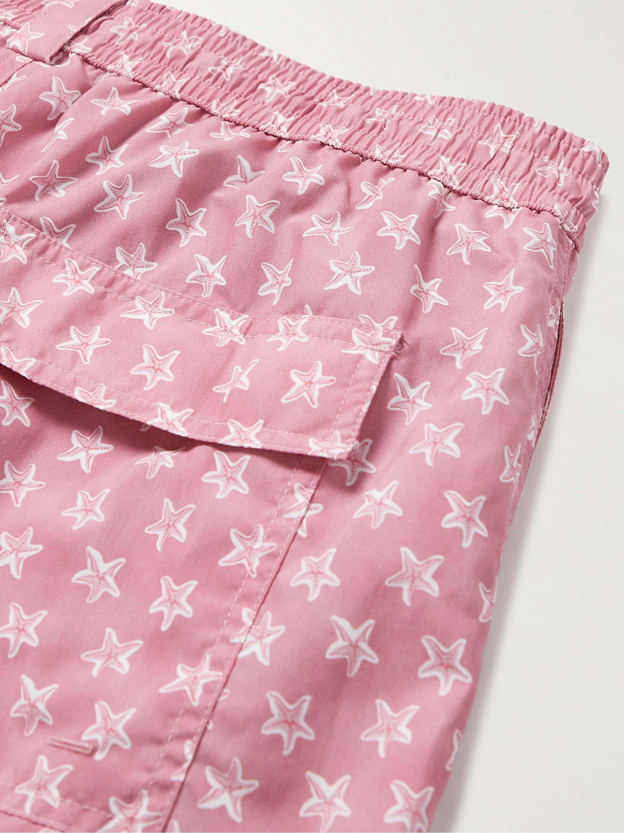 Mid-Length Printed Swim Shorts view