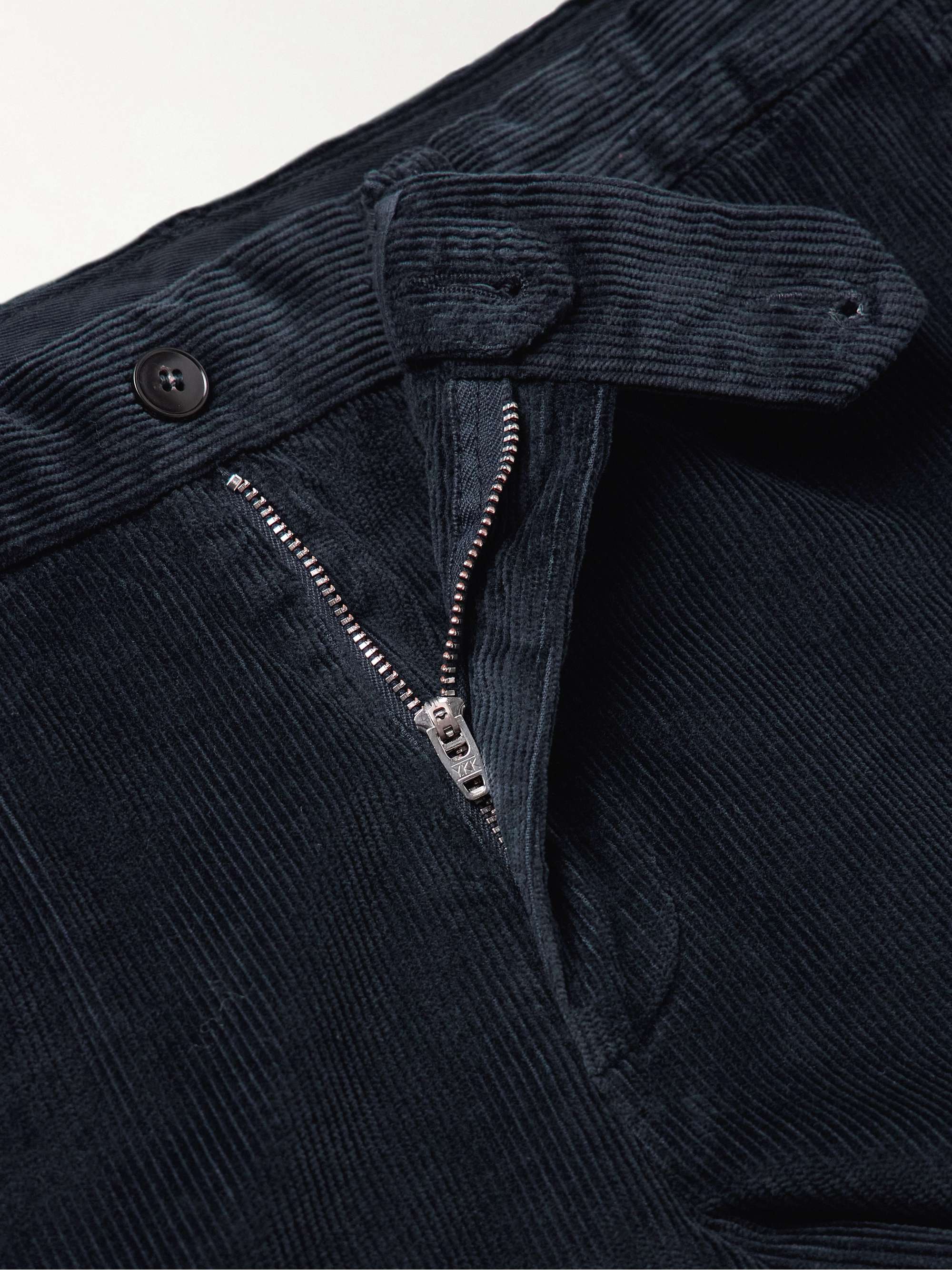 Slim-Fit Stretch Cotton and Modal-Blend Corduroy Trousers view
