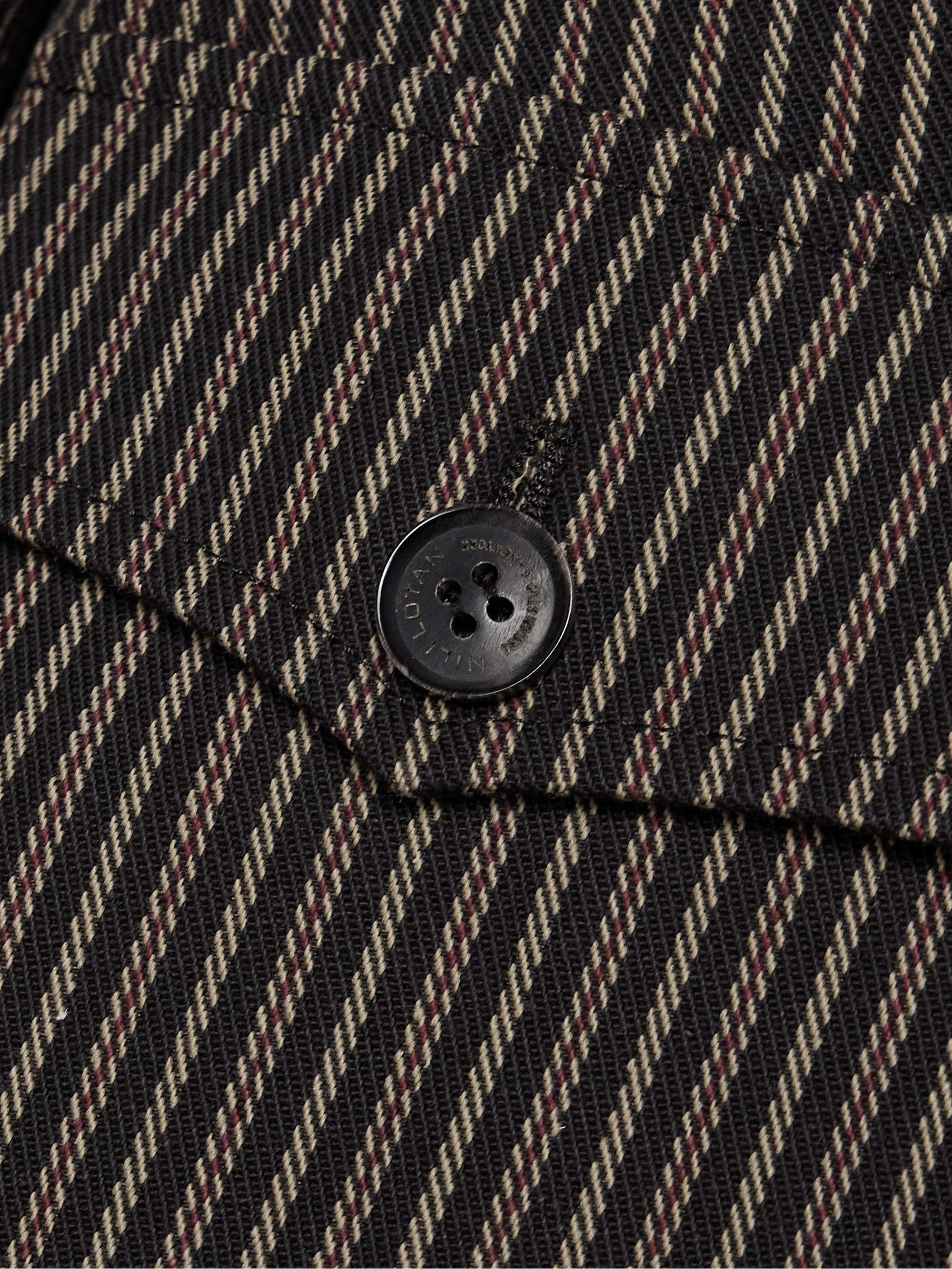 Jamison striped cotton-twill jacket view