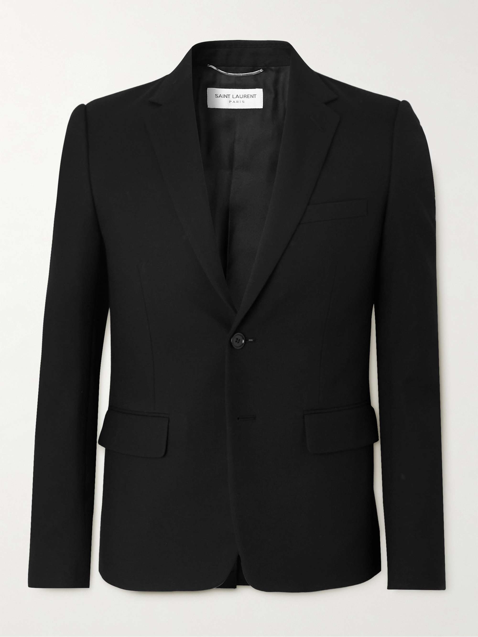 Slim-Fit Virgin Wool-Gabardine Blazer view