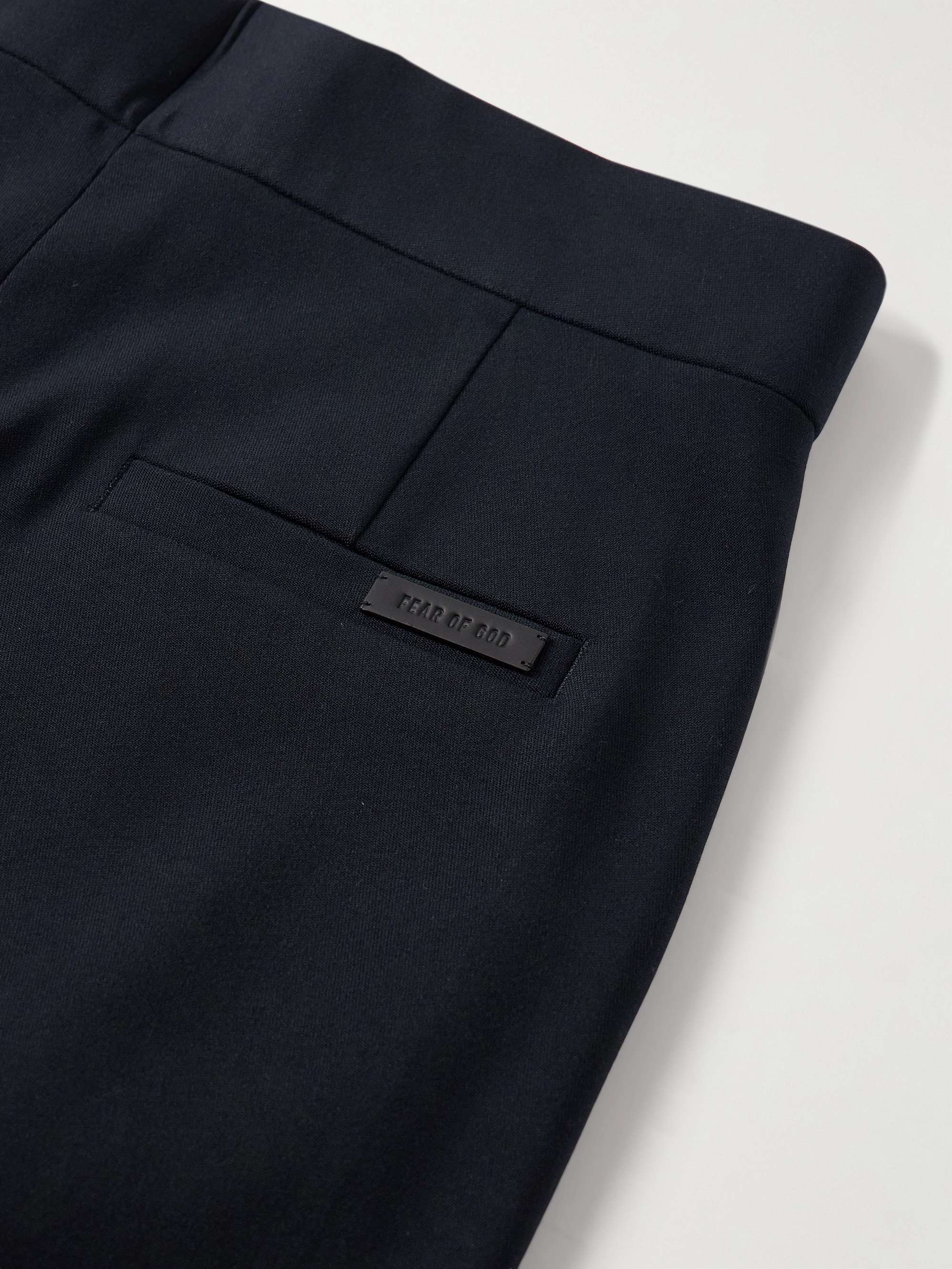 Eternal Wide-Leg Pleated Virgin Wool Trousers view