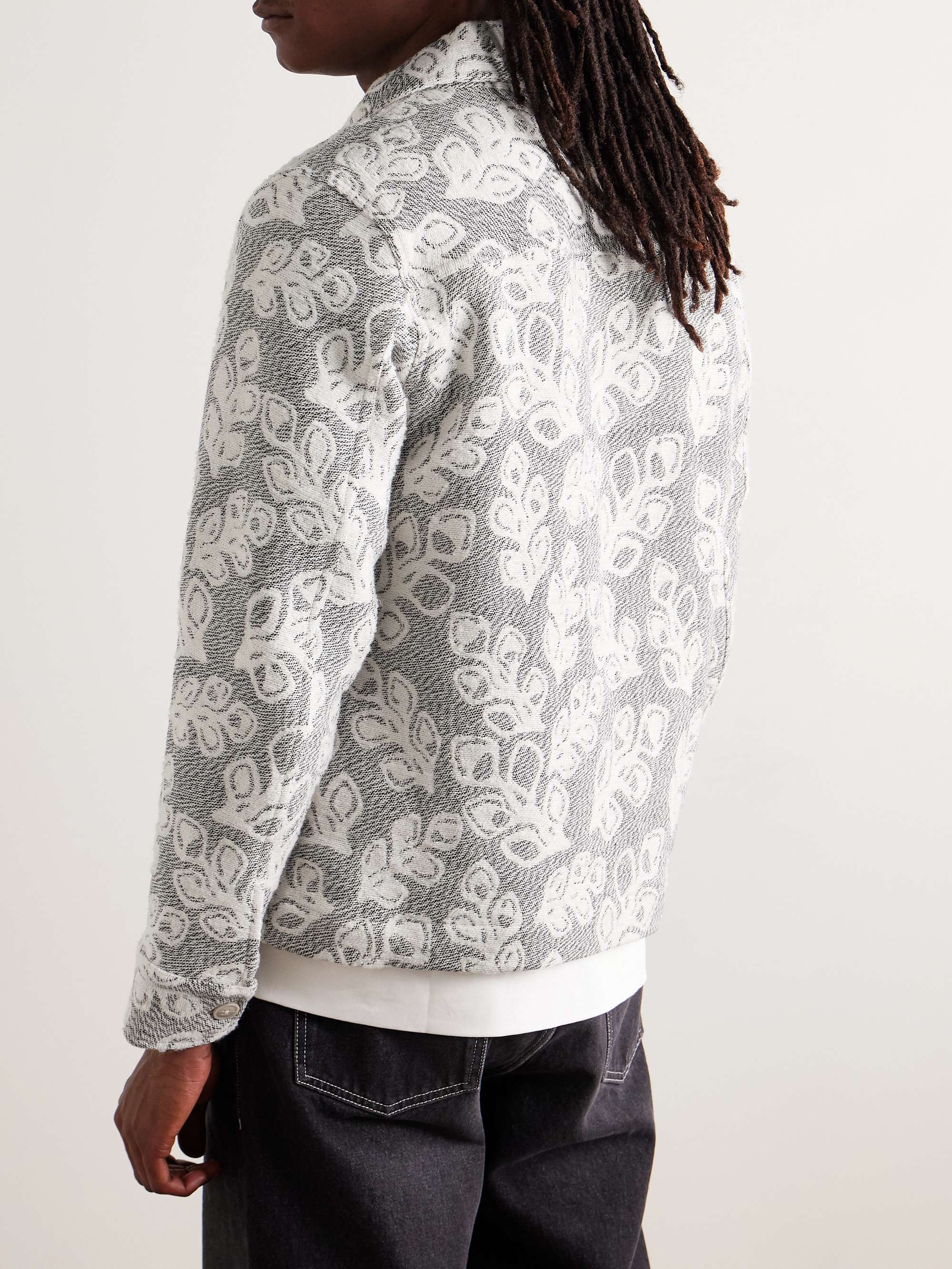 Rahim 5247 Cotton-Blend Bouclé-Jacquard Shirt Jacket view