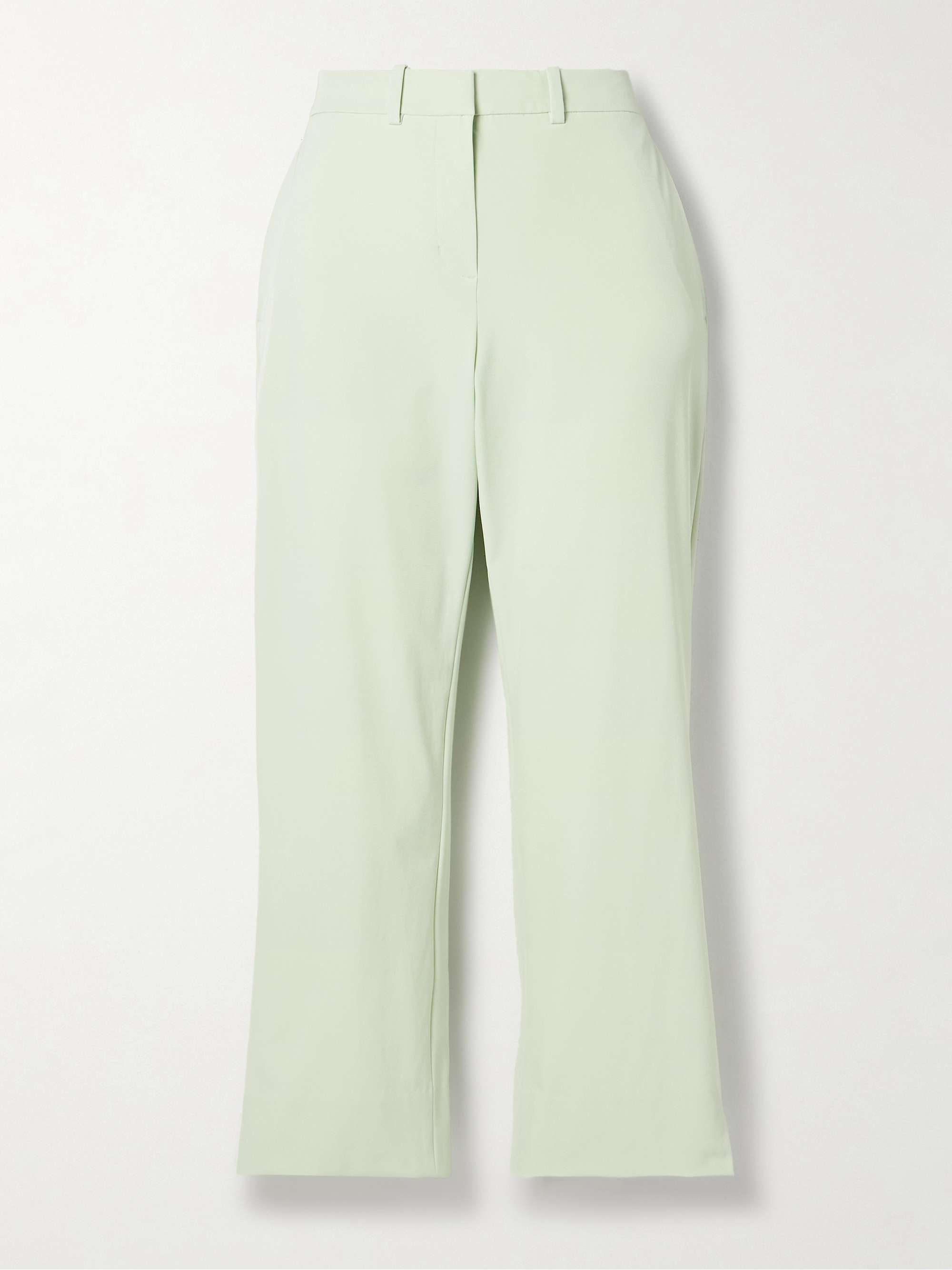 Cropped tech-twill straight-leg golf pants view